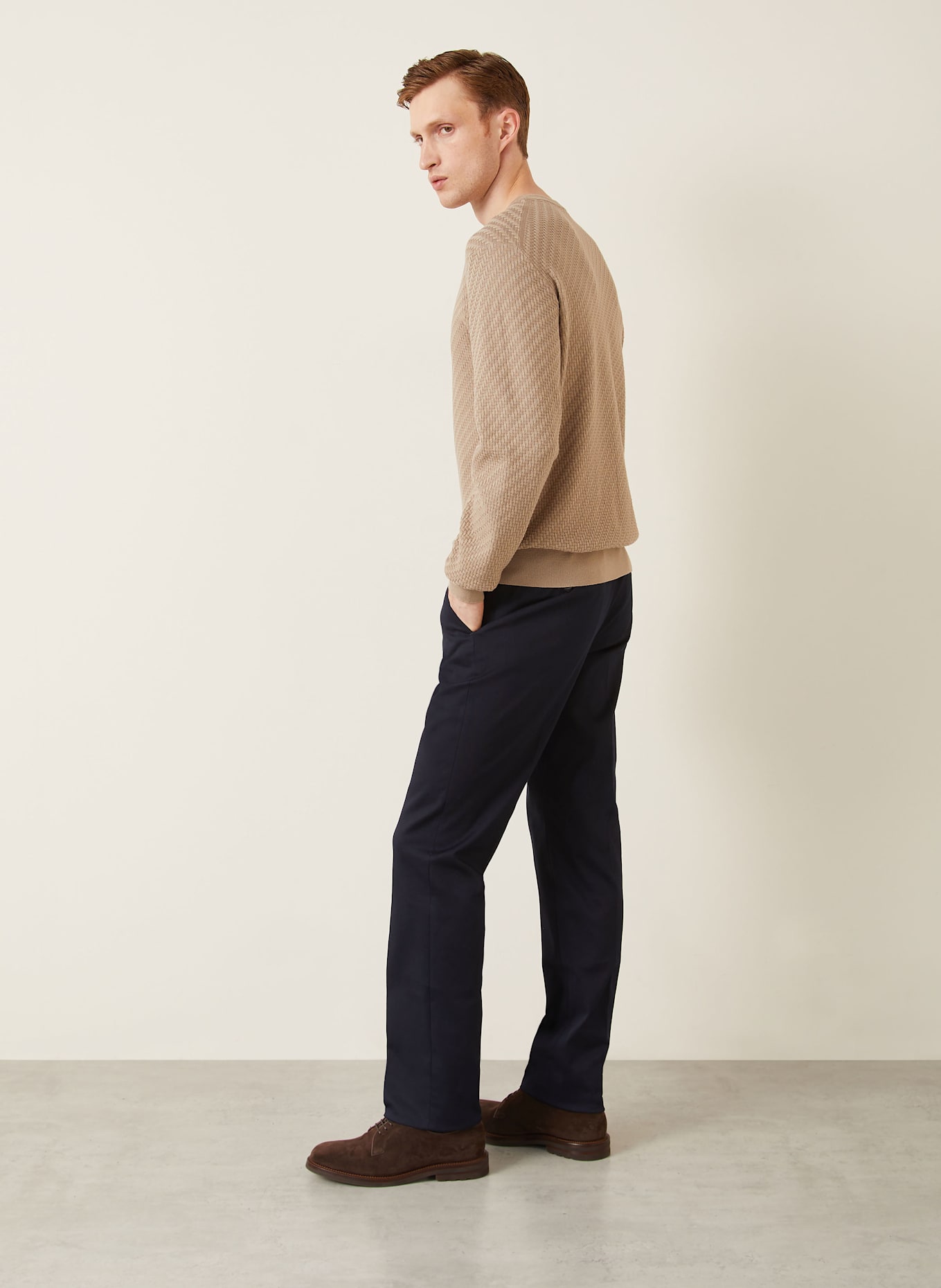 Brioni Chino Regular Fit: DUNKELBLAU