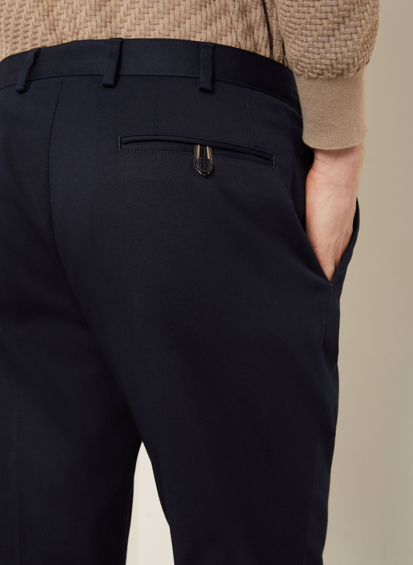 Brioni Chino Regular Fit: DUNKELBLAU
