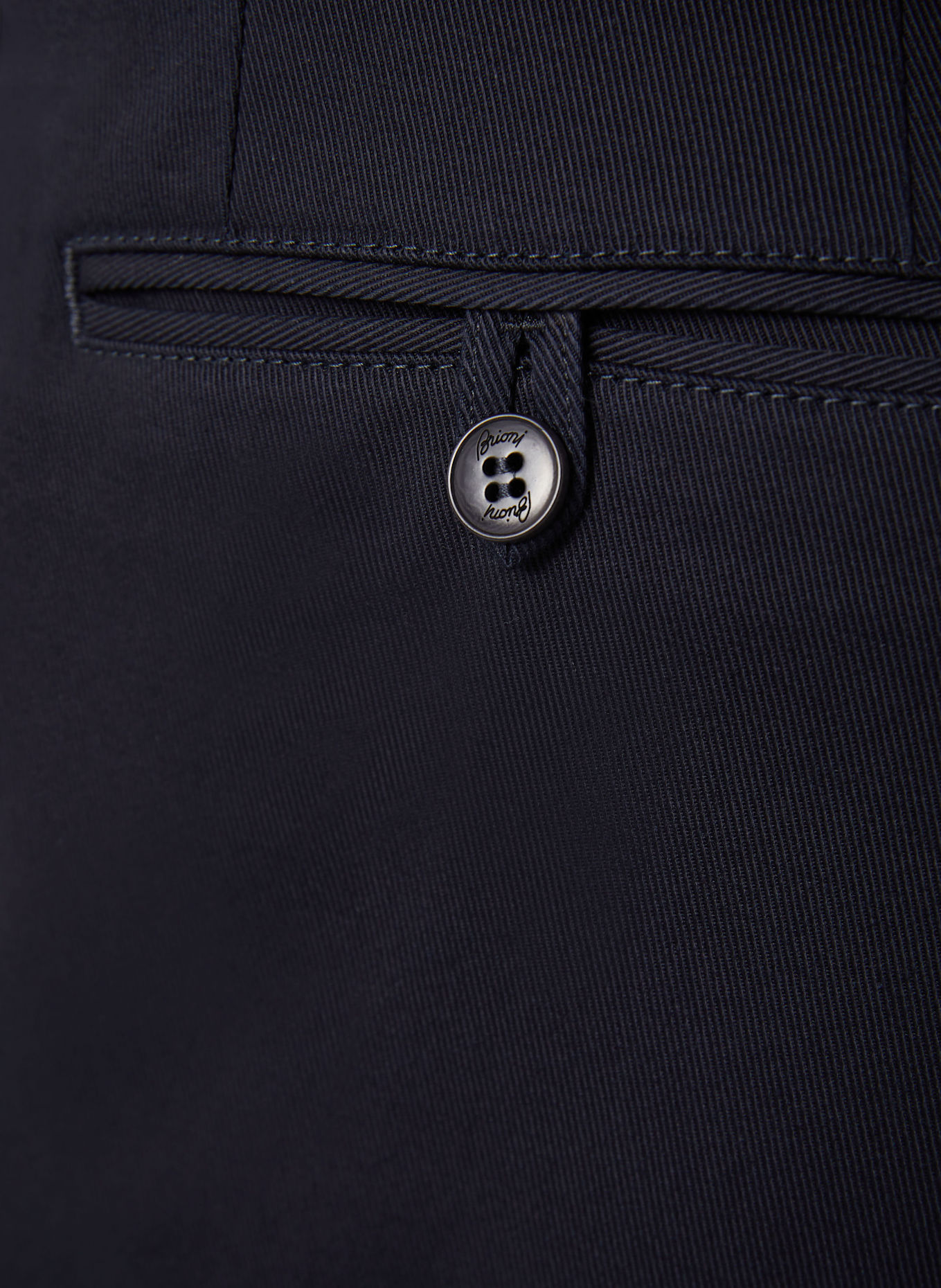 Brioni Chino Regular Fit: DUNKELBLAU