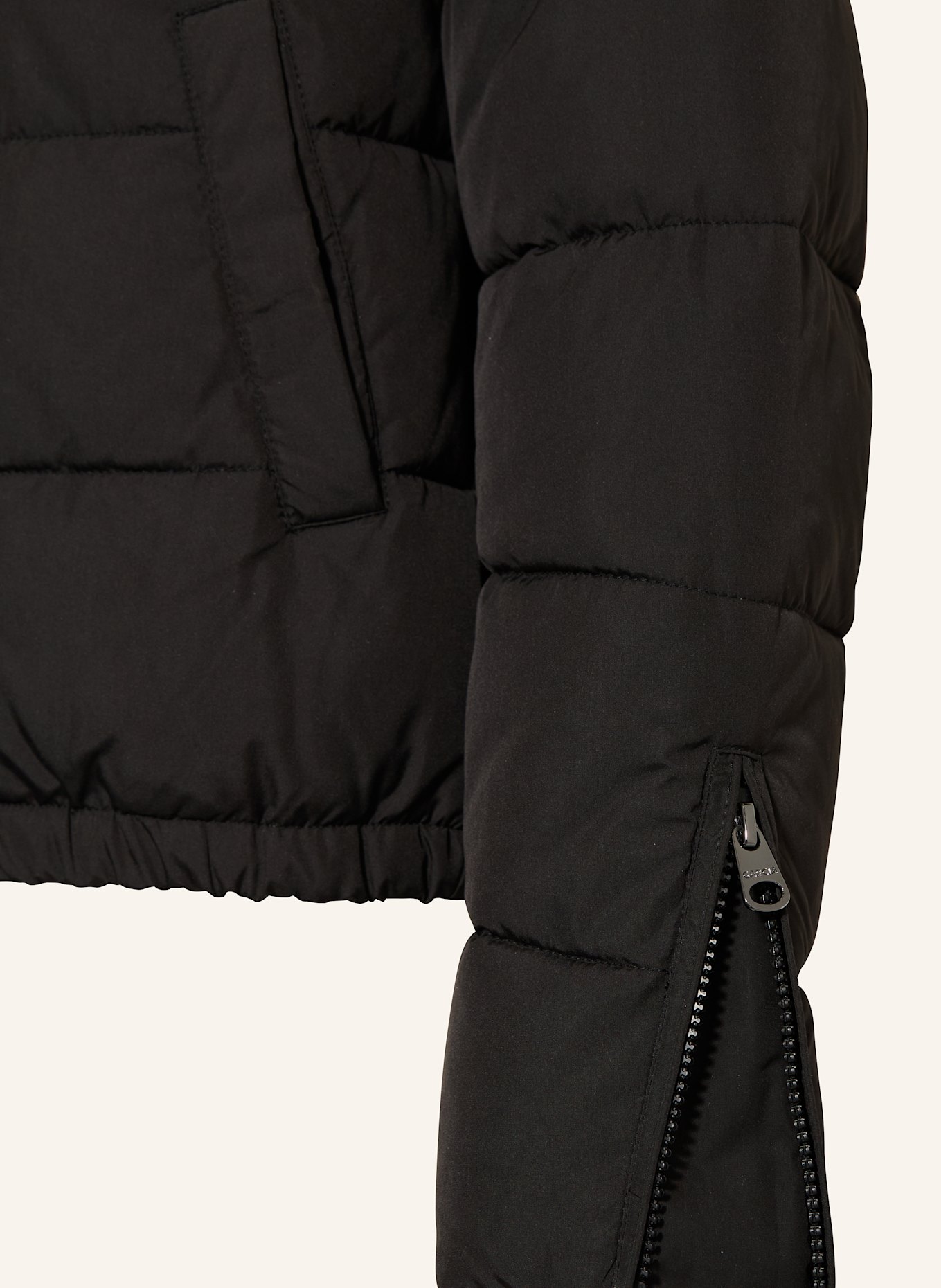 GARCIA Steppjacke: SCHWARZ