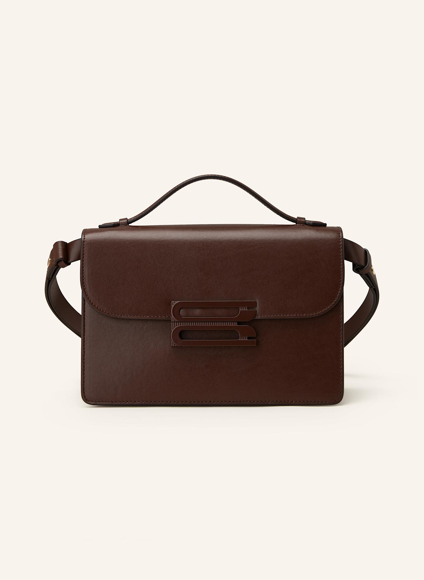 VICTORIA BECKHAM Umhängetasche DORIAN: DUNKELBRAUN