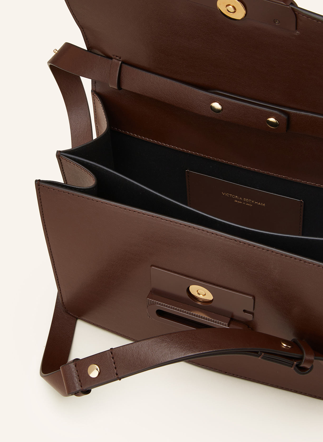 VICTORIA BECKHAM Umhängetasche DORIAN: DUNKELBRAUN