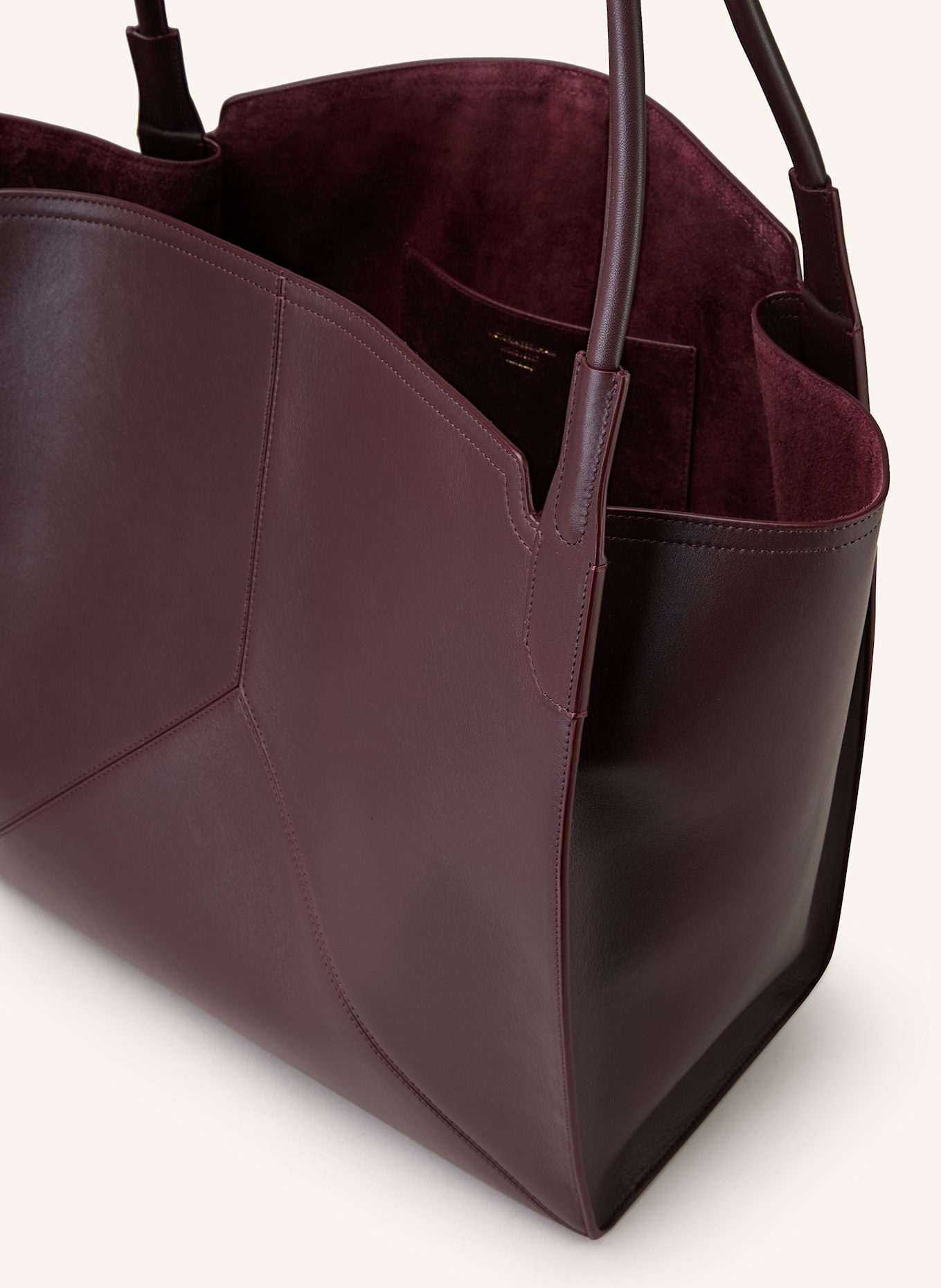 VICTORIA BECKHAM Shopper: DARK RED