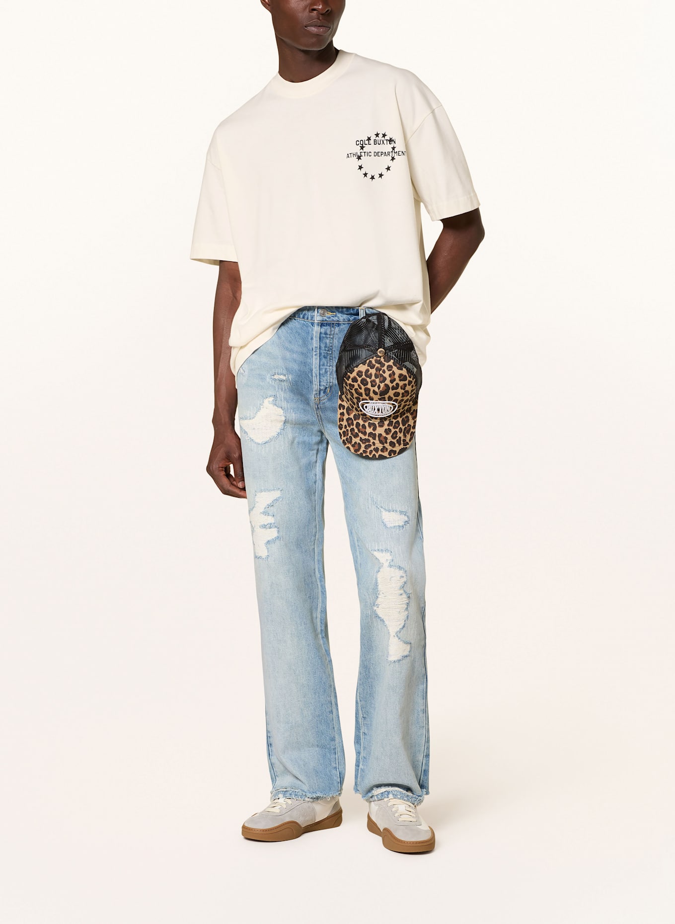 COLE BUXTON T-shirt: ECRU