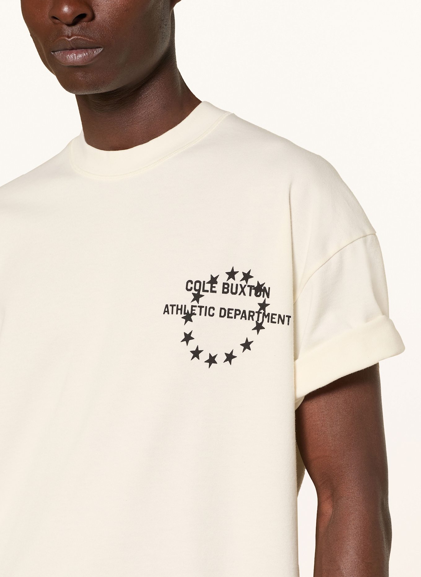 COLE BUXTON T-shirt: ECRU
