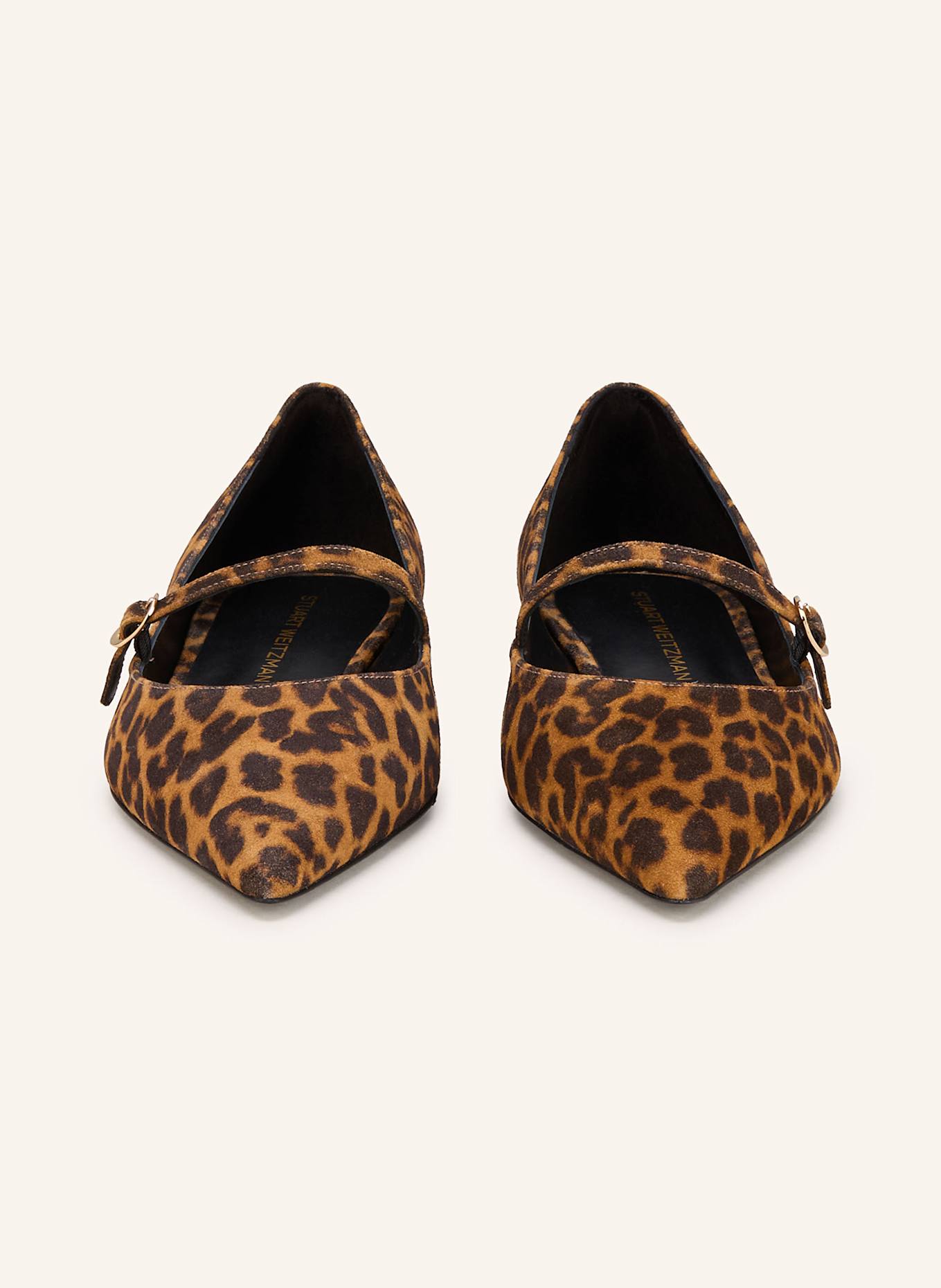 STUART WEITZMAN Mary-Jane-Ballerinas EMILIA: BRAUN/ DUNKELBRAUN