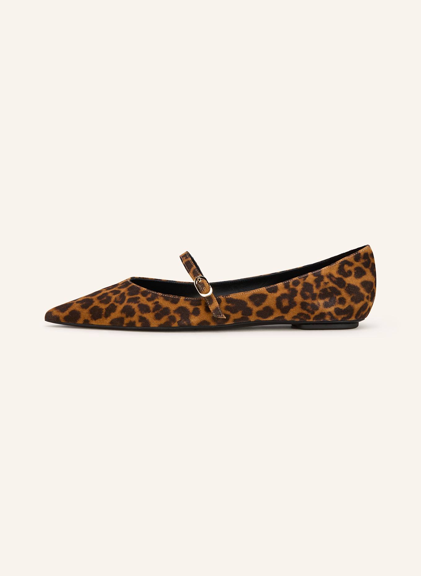 STUART WEITZMAN Mary-Jane-Ballerinas EMILIA: BRAUN/ DUNKELBRAUN