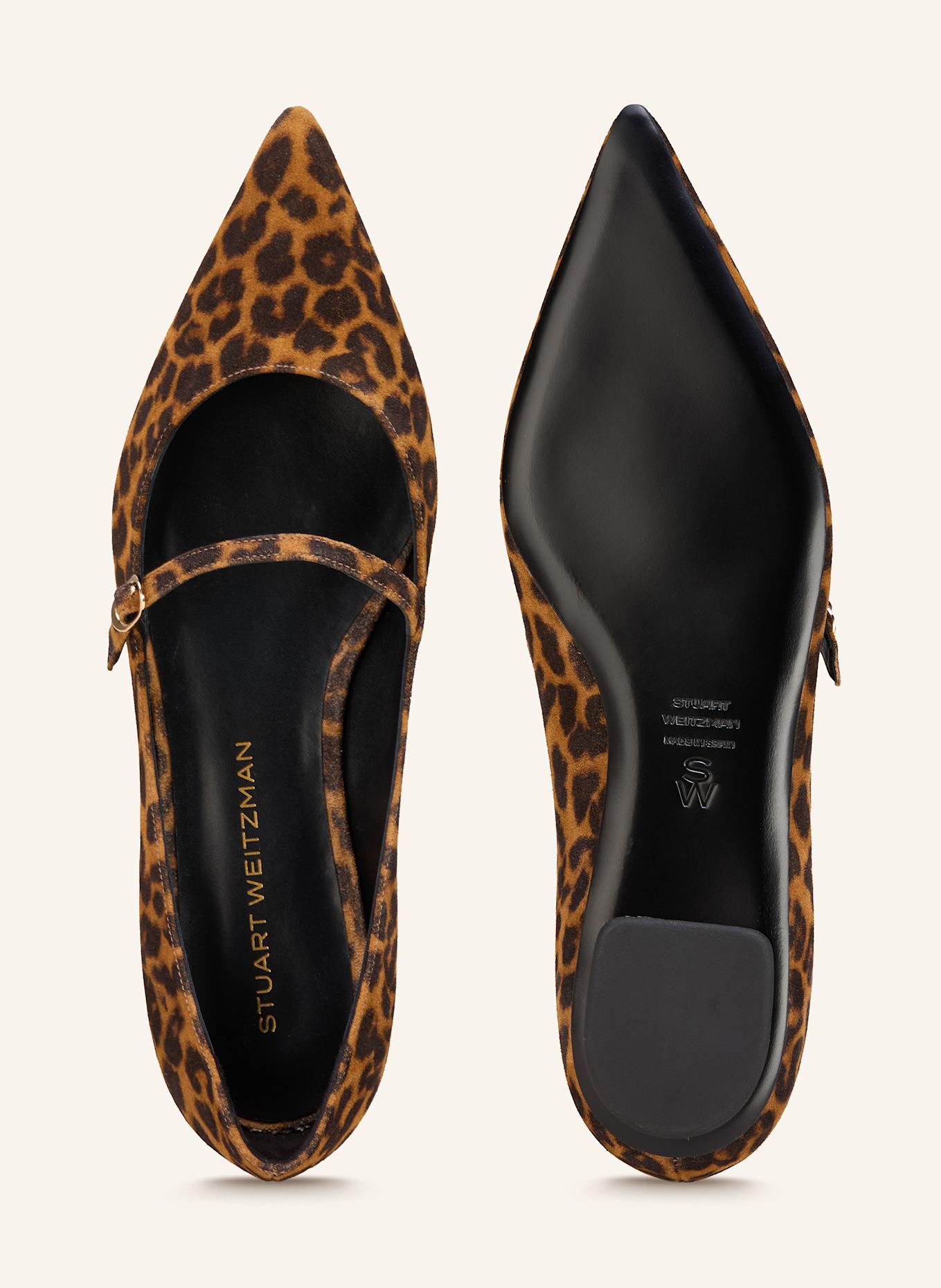 STUART WEITZMAN Mary-Jane-Ballerinas EMILIA: BRAUN/ DUNKELBRAUN