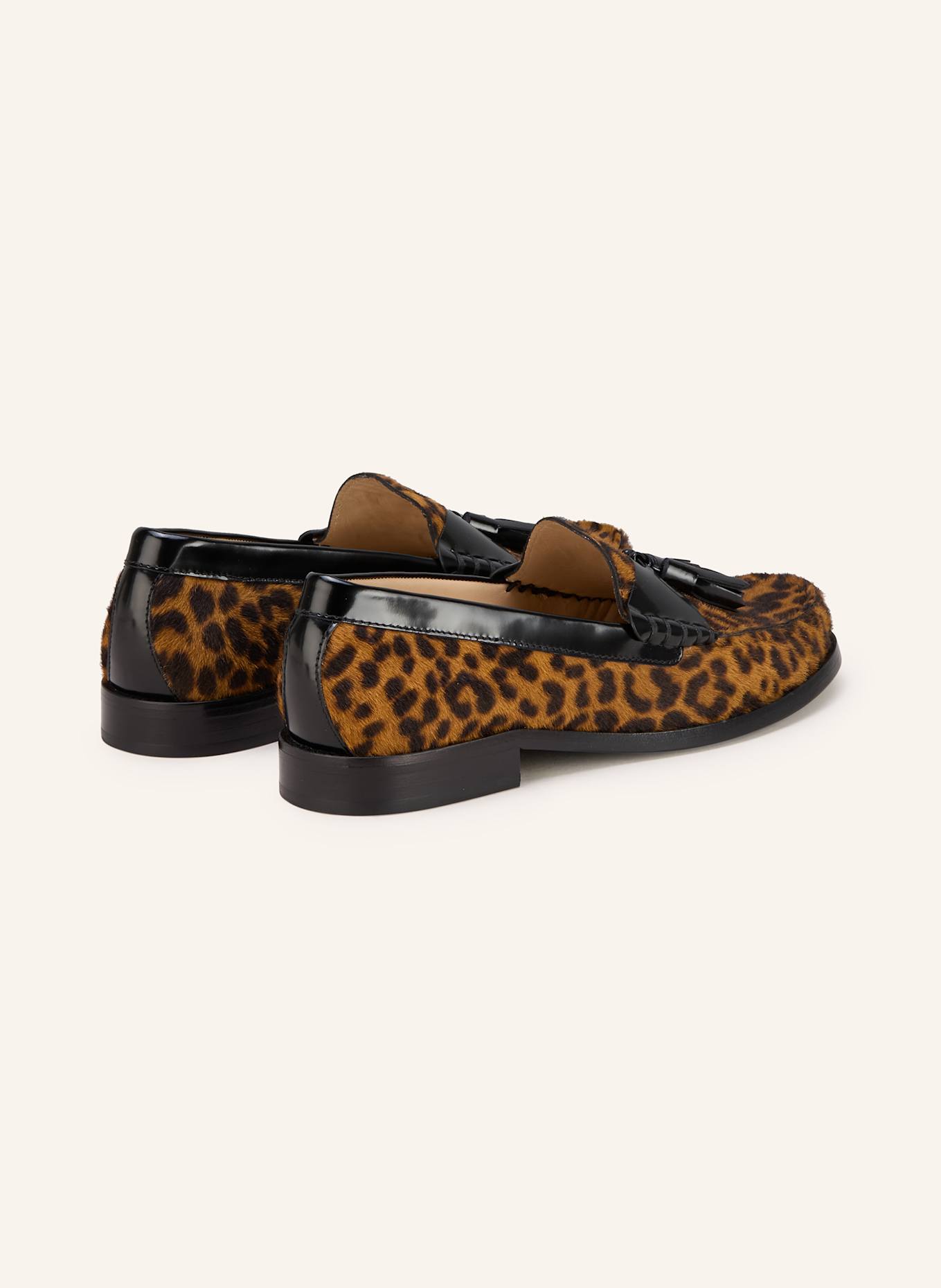 STUART WEITZMAN Loafer LOTTIE: DUNKELORANGE/ SCHWARZ