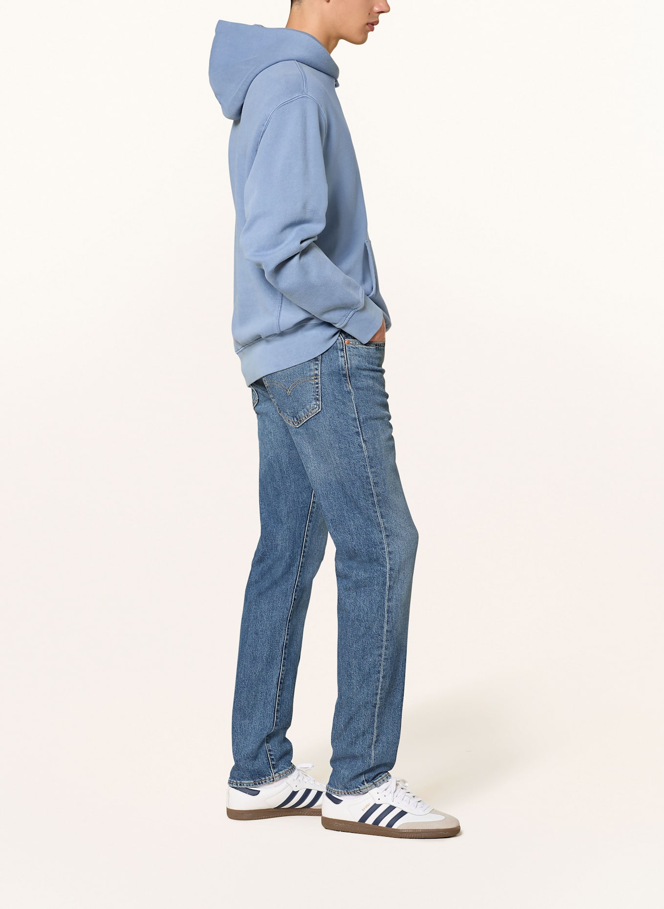 Levi's® Jeans 502 Tapered Fit: 51 Med Indigo - Worn In