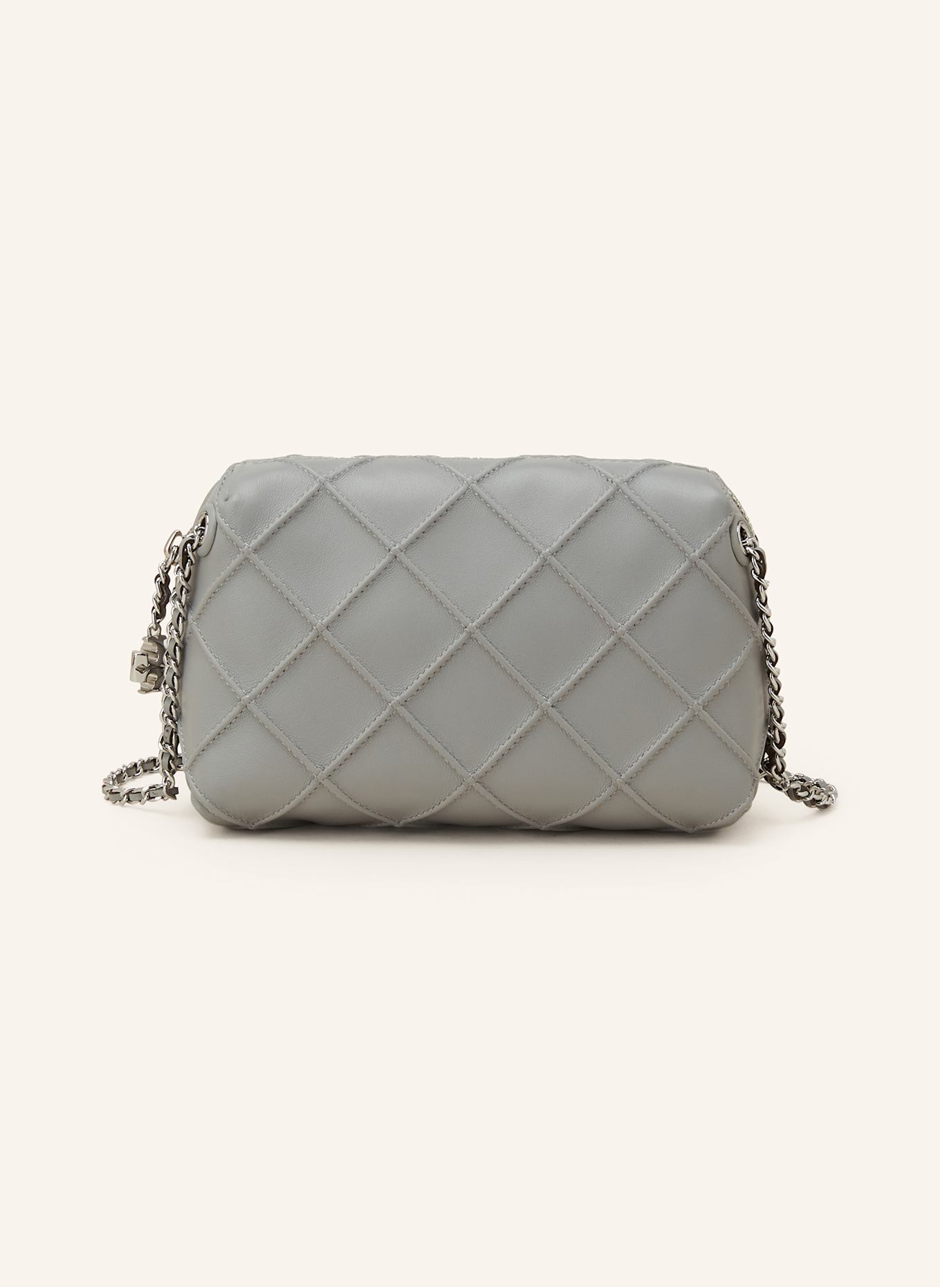 TORY BURCH Umhängetasche FLEMING SMALL: GRAU