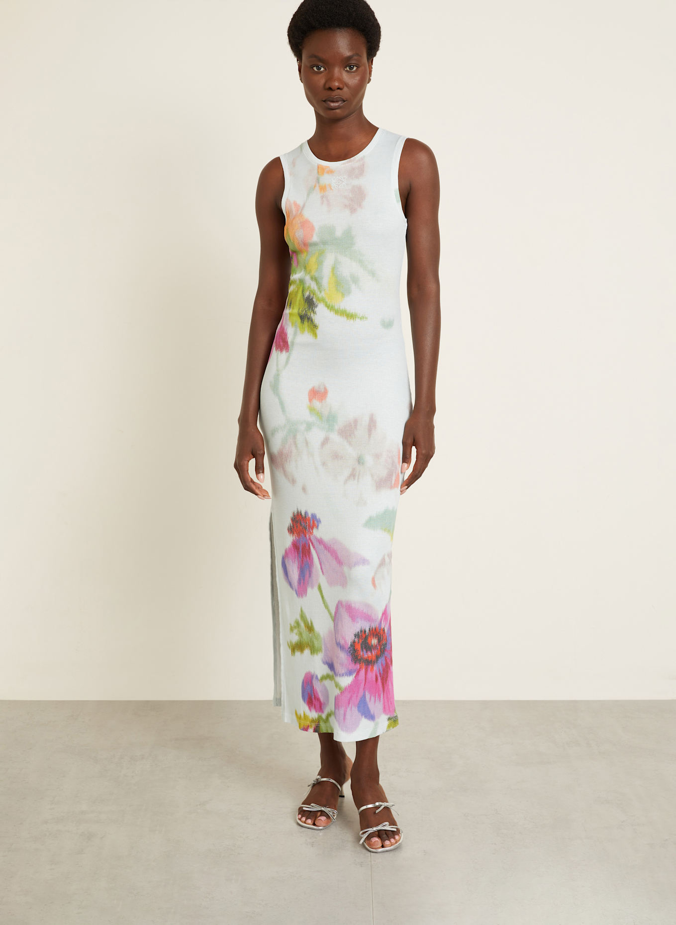 LOEWE Kleid: MINT / NEONPINK / GELB