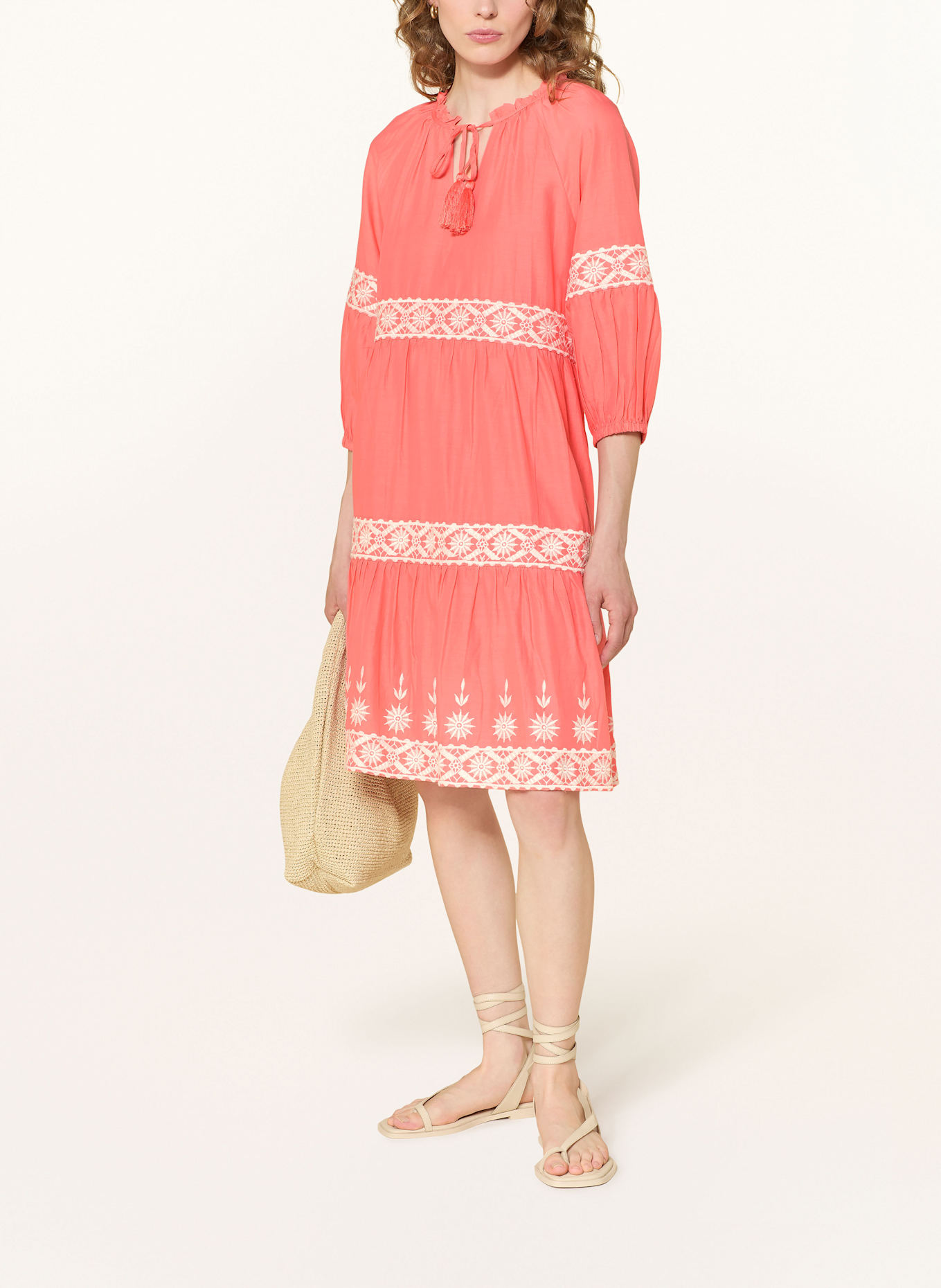 monari Kleid mit Spitze: LACHS