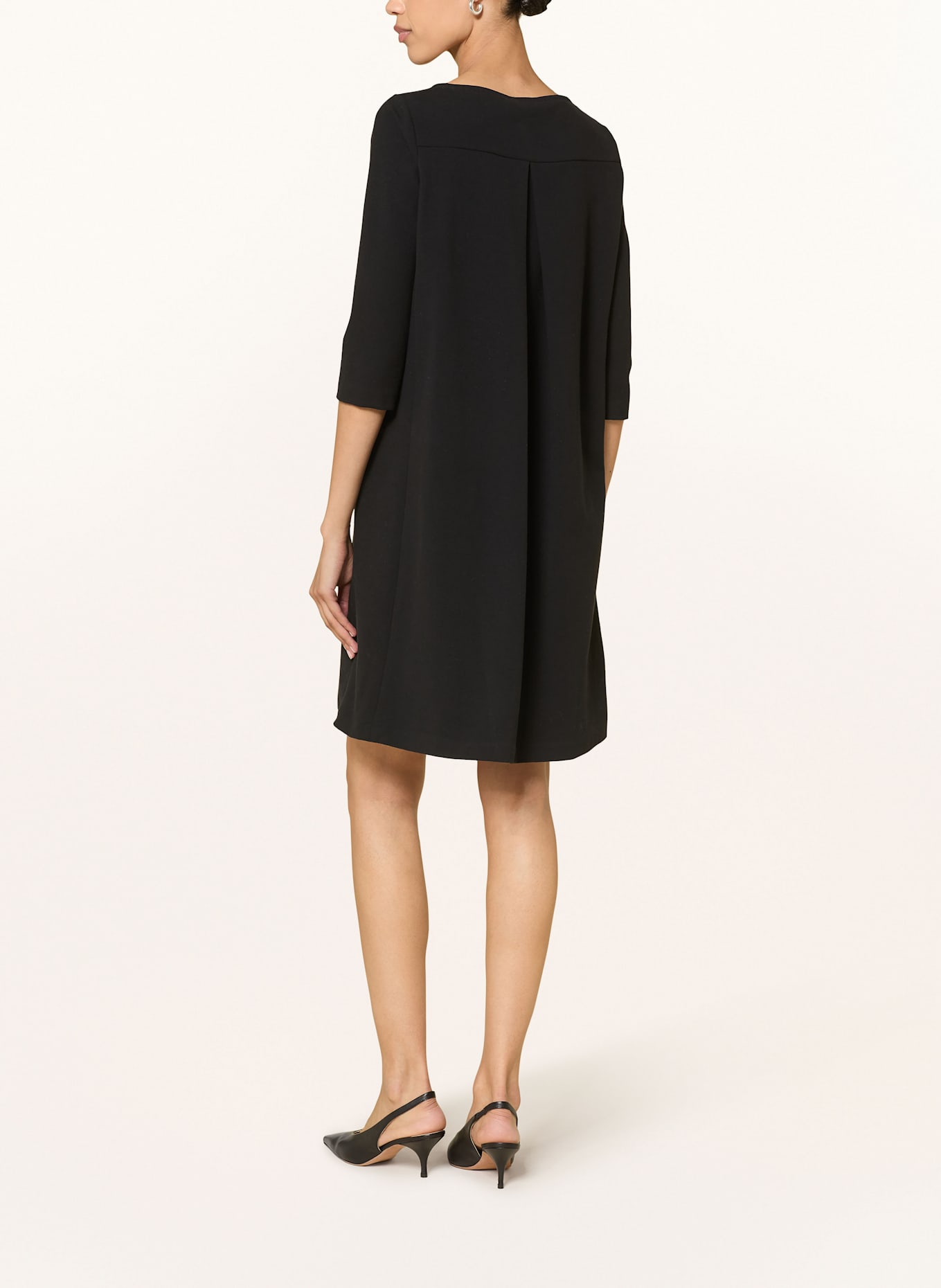 CIRCOLO 1901 Kleid mit 3/4-Arm: SCHWARZ