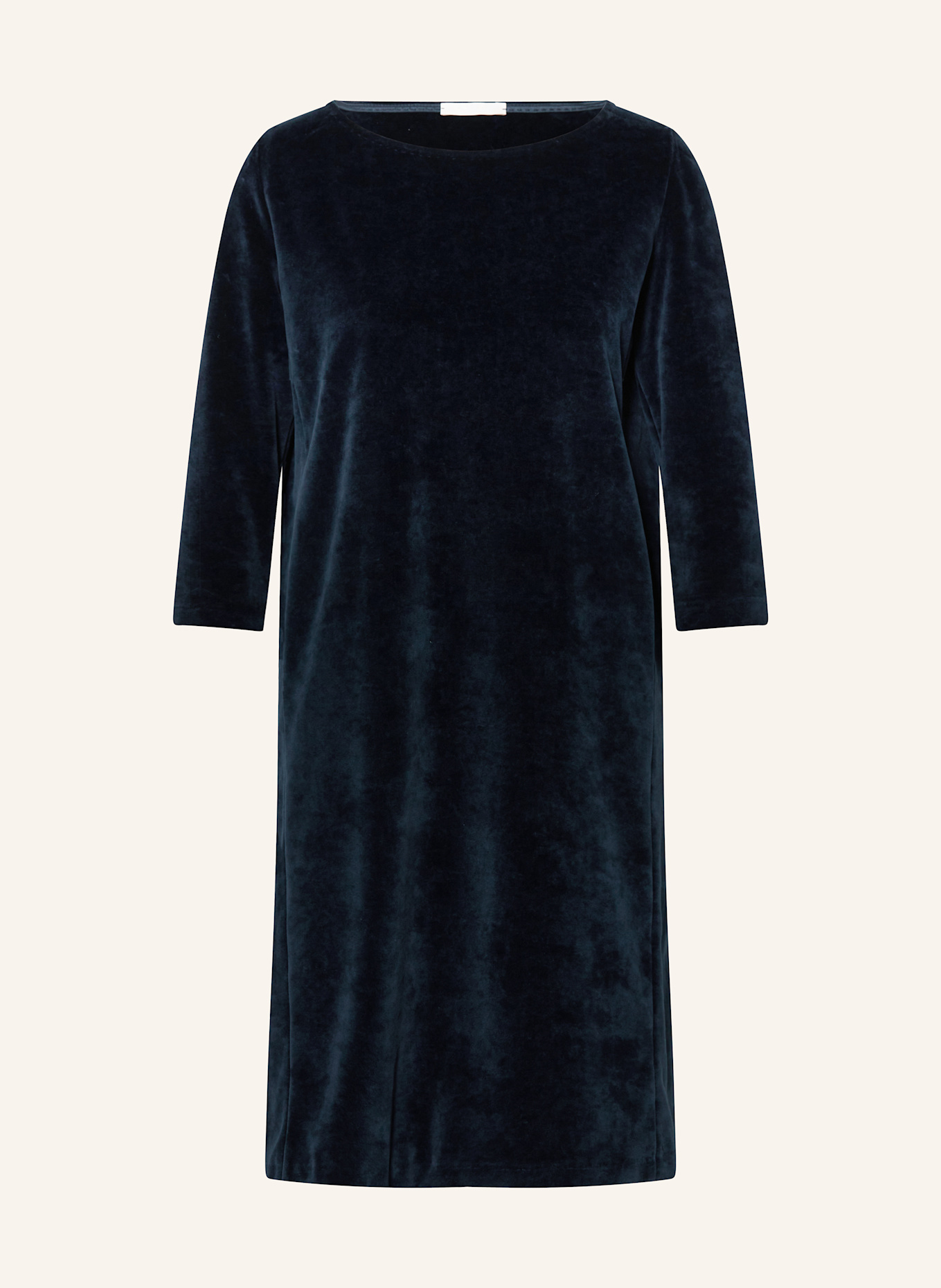 CIRCOLO 1901 Samtkleid mit 3/4-Arm: DUNKELBLAU
