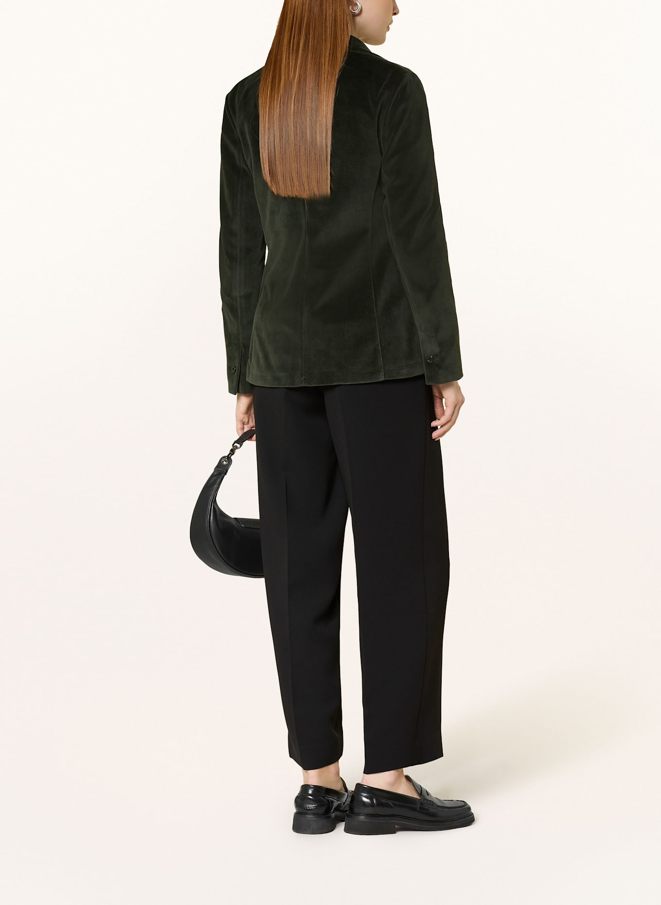 CIRCOLO 1901 Samtblazer: DUNKELGRÜN