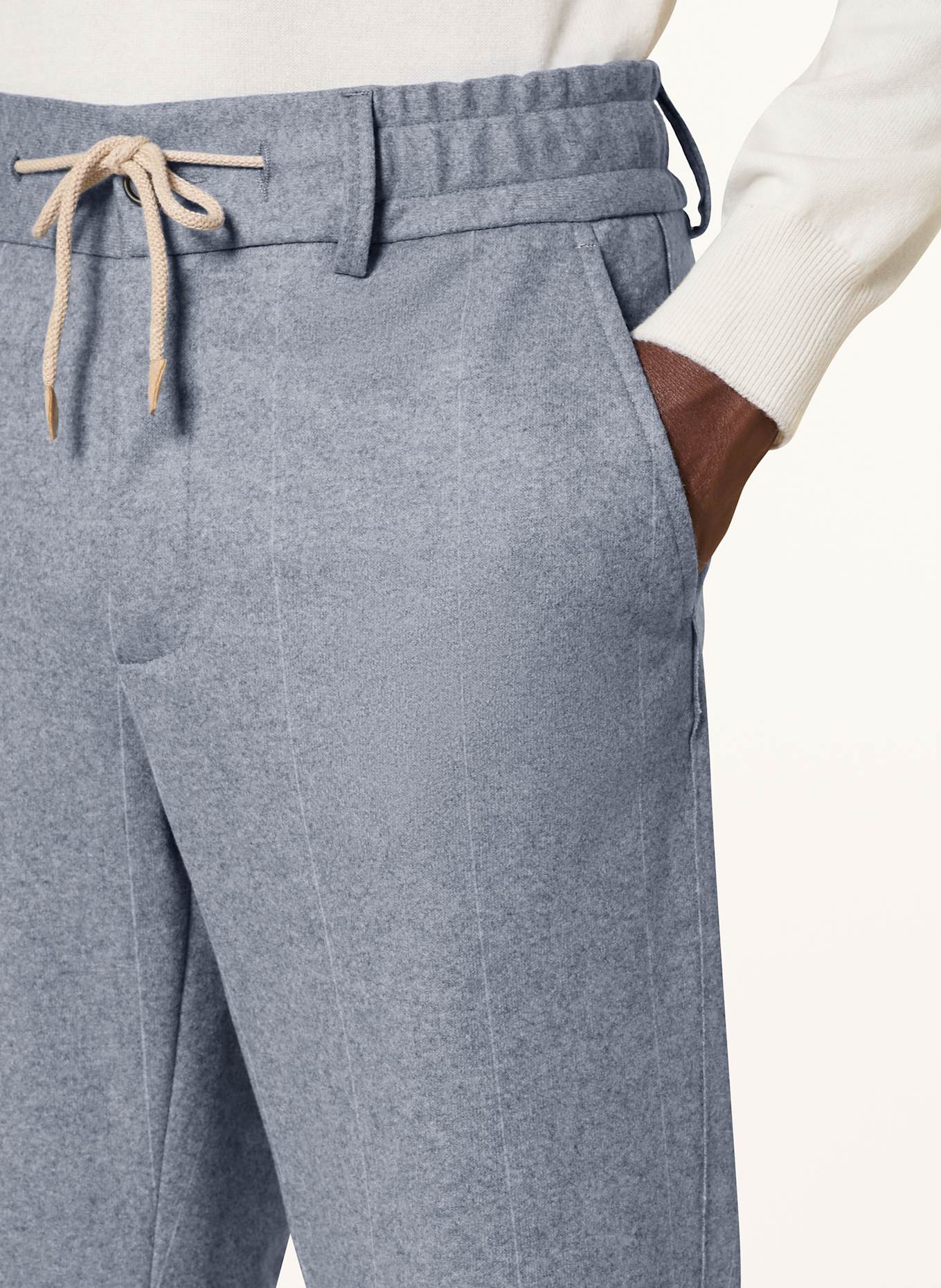 eleventy Garnitur extra slim fit: SZARONIEBIESKI / BIAŁY