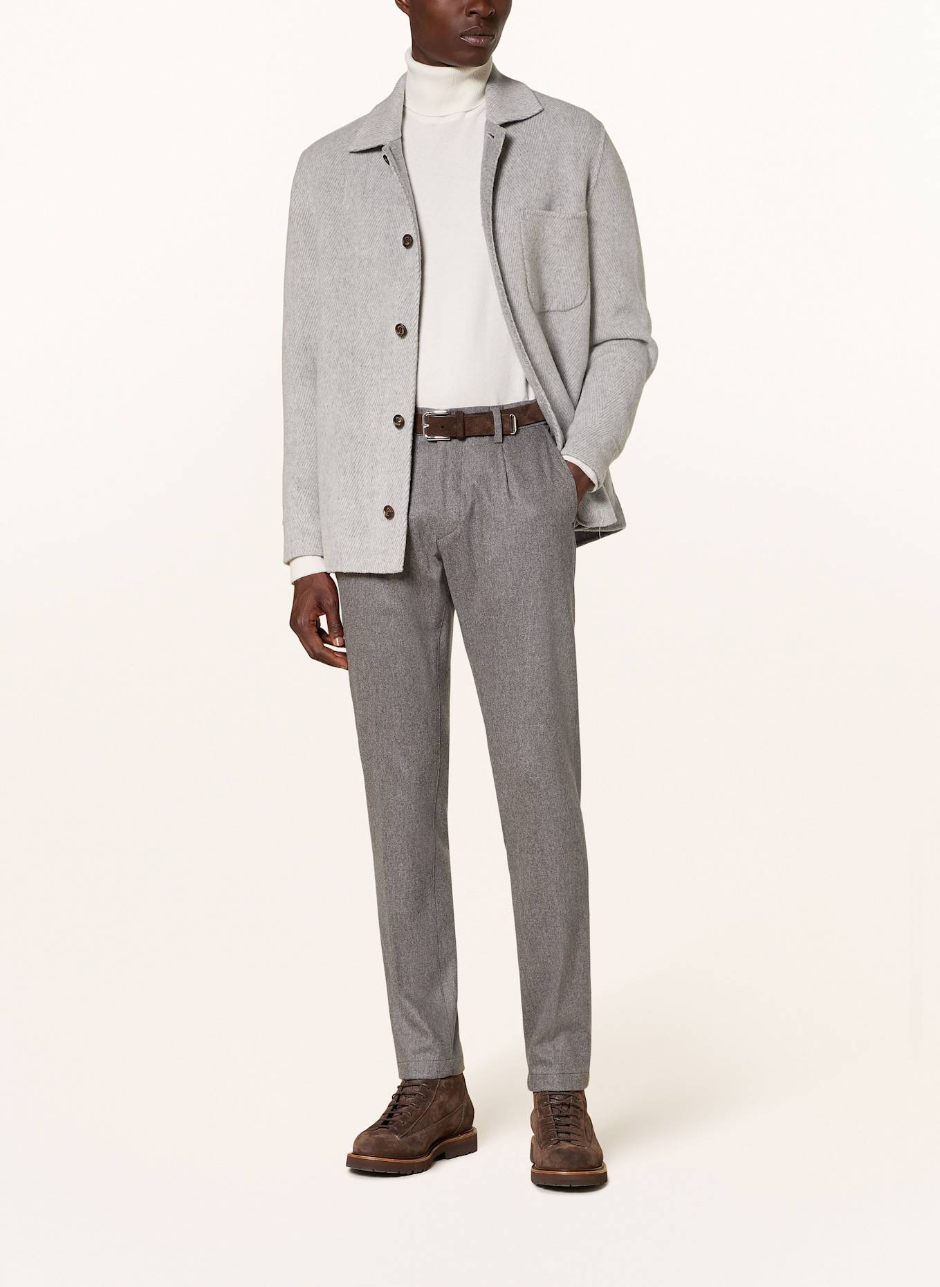 eleventy Trousers extra slim fit: LIGHT GRAY