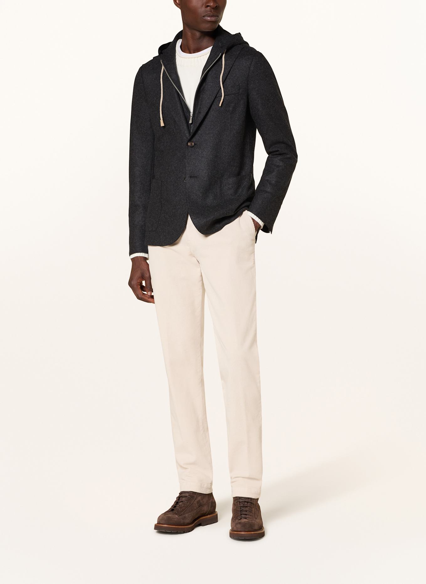 eleventy Marynarka extra slim fit: CZARNY