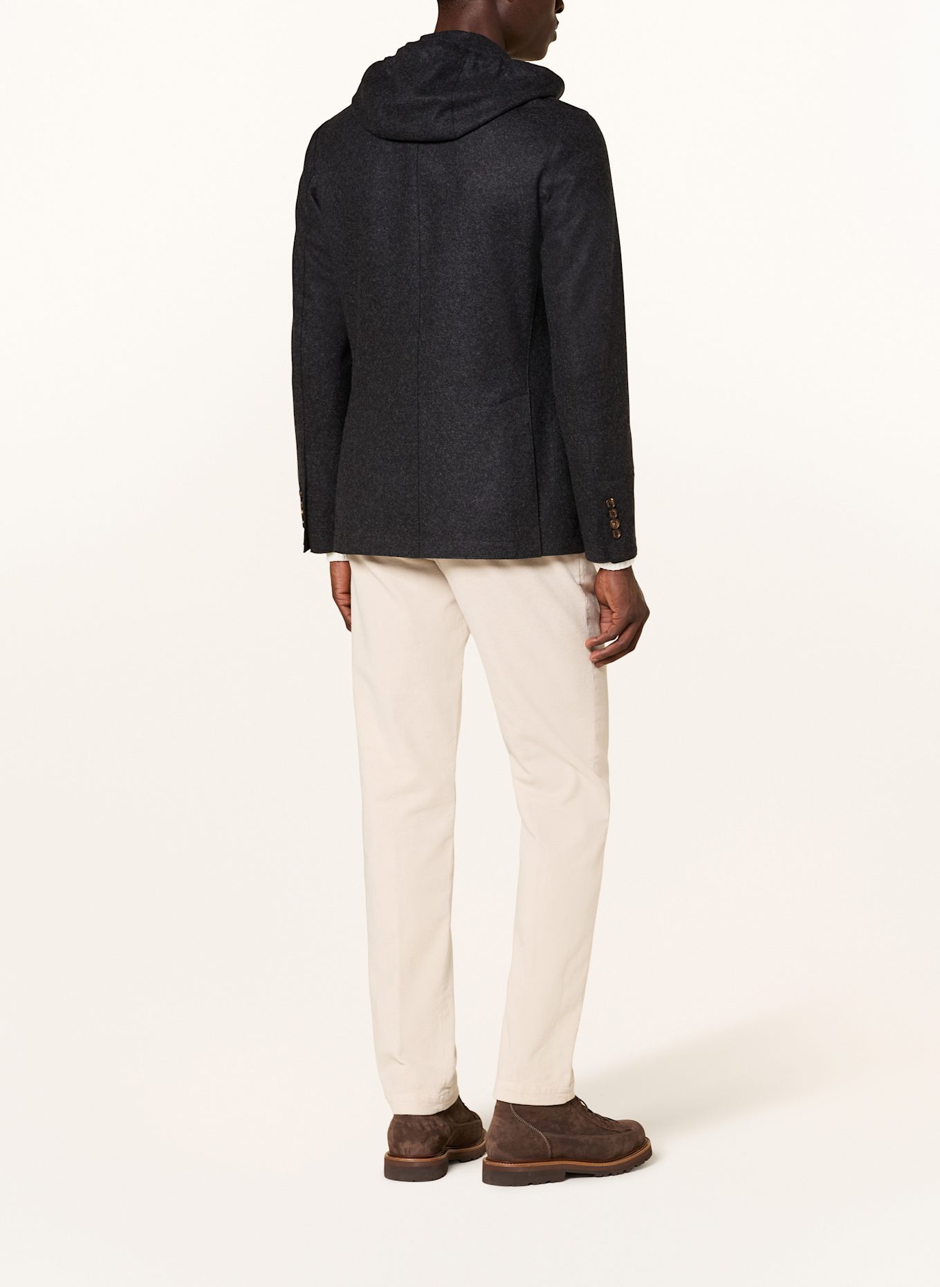 eleventy Marynarka extra slim fit: CZARNY