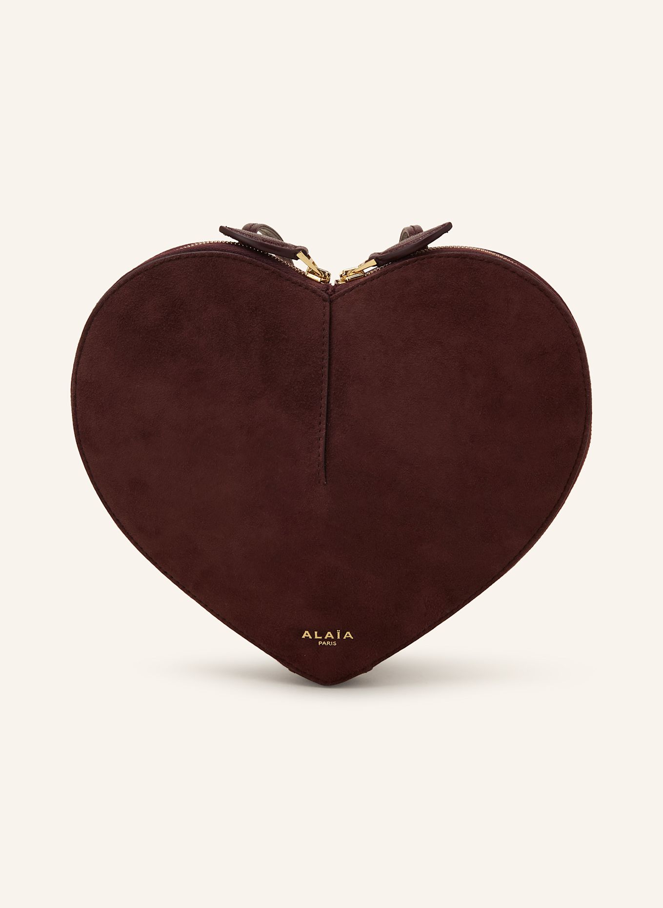 ALAÏA Crossbody bag LE COEUR: DARK RED