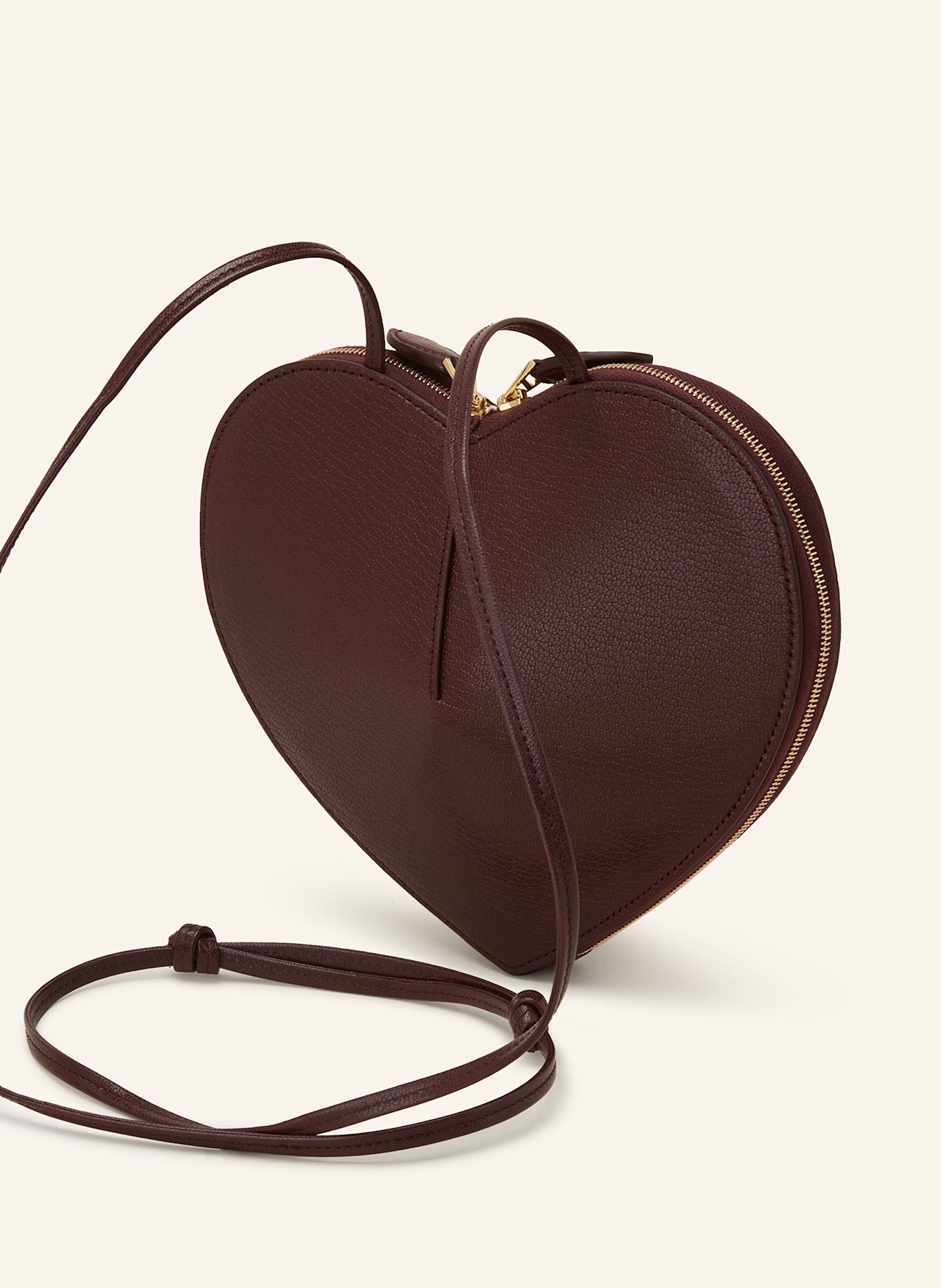 ALAÏA Crossbody bag LE COEUR: DARK RED