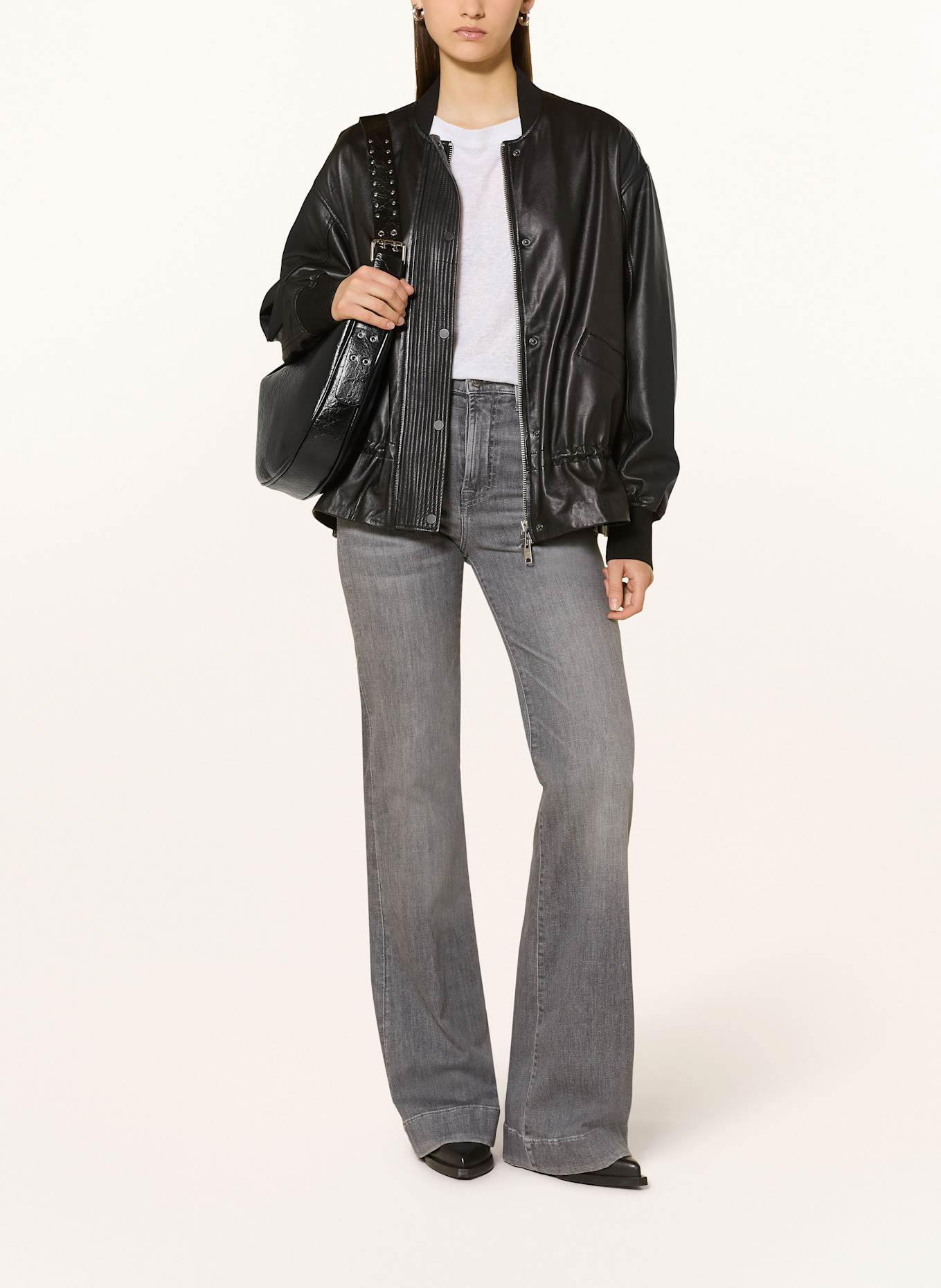 7 for all mankind Flared džíny MODERN DOJO: OHO Soho Grey