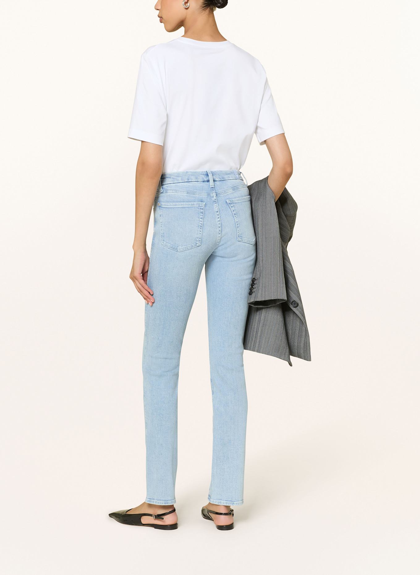 7 for all mankind Straight Jeans KIMMIE STRAIGHT: 1BU LIGHT BLUE