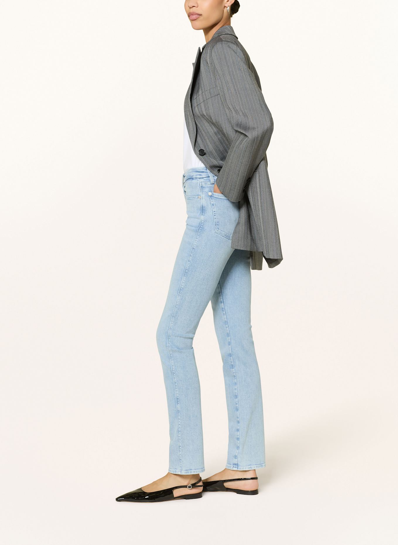 7 for all mankind Straight Jeans KIMMIE STRAIGHT: 1BU LIGHT BLUE