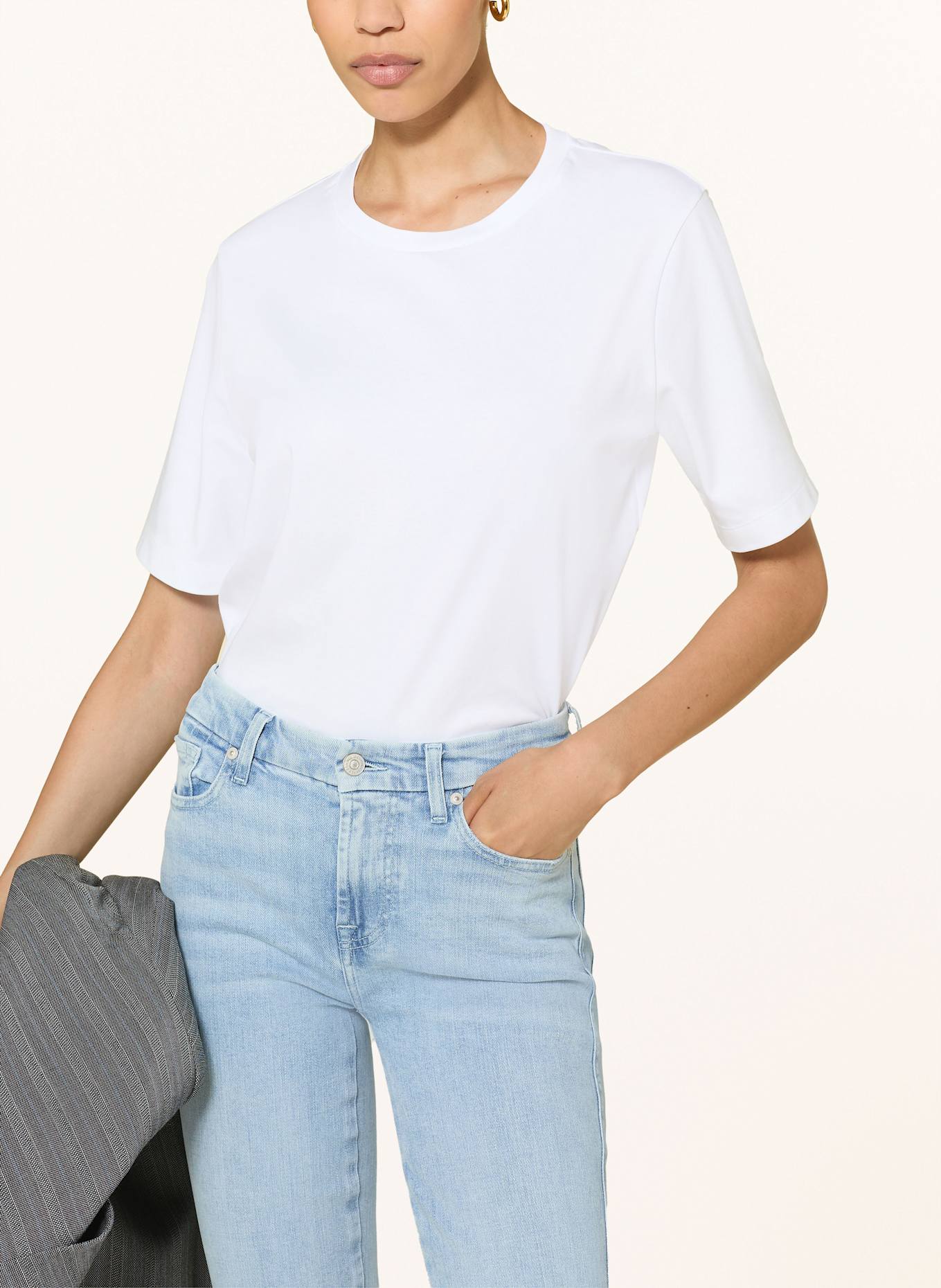 7 for all mankind Straight Jeans KIMMIE STRAIGHT: 1BU LIGHT BLUE