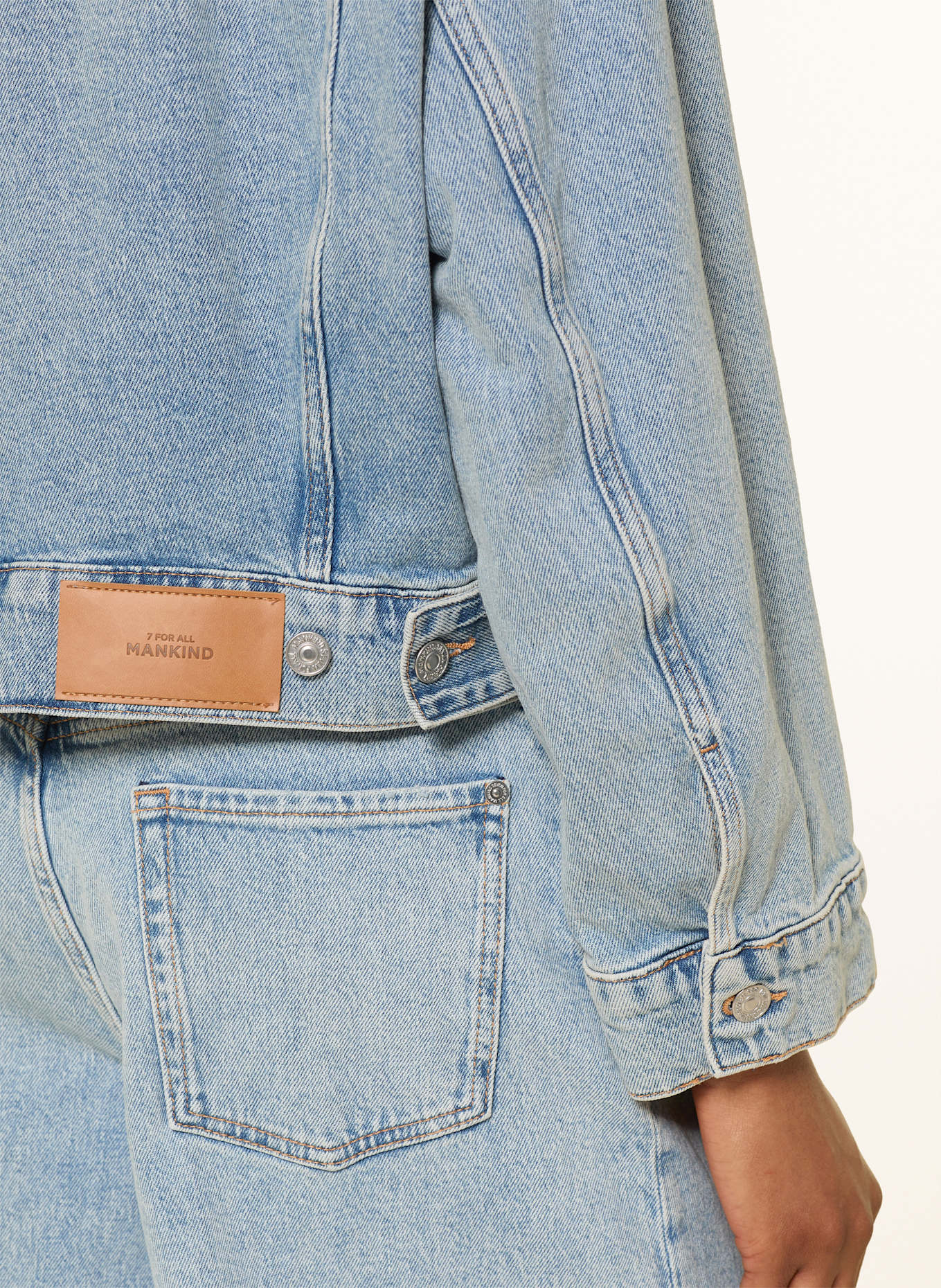 7 for all mankind Jeansjacke OLI CROPPED TRUCKER: OD1 Ode To