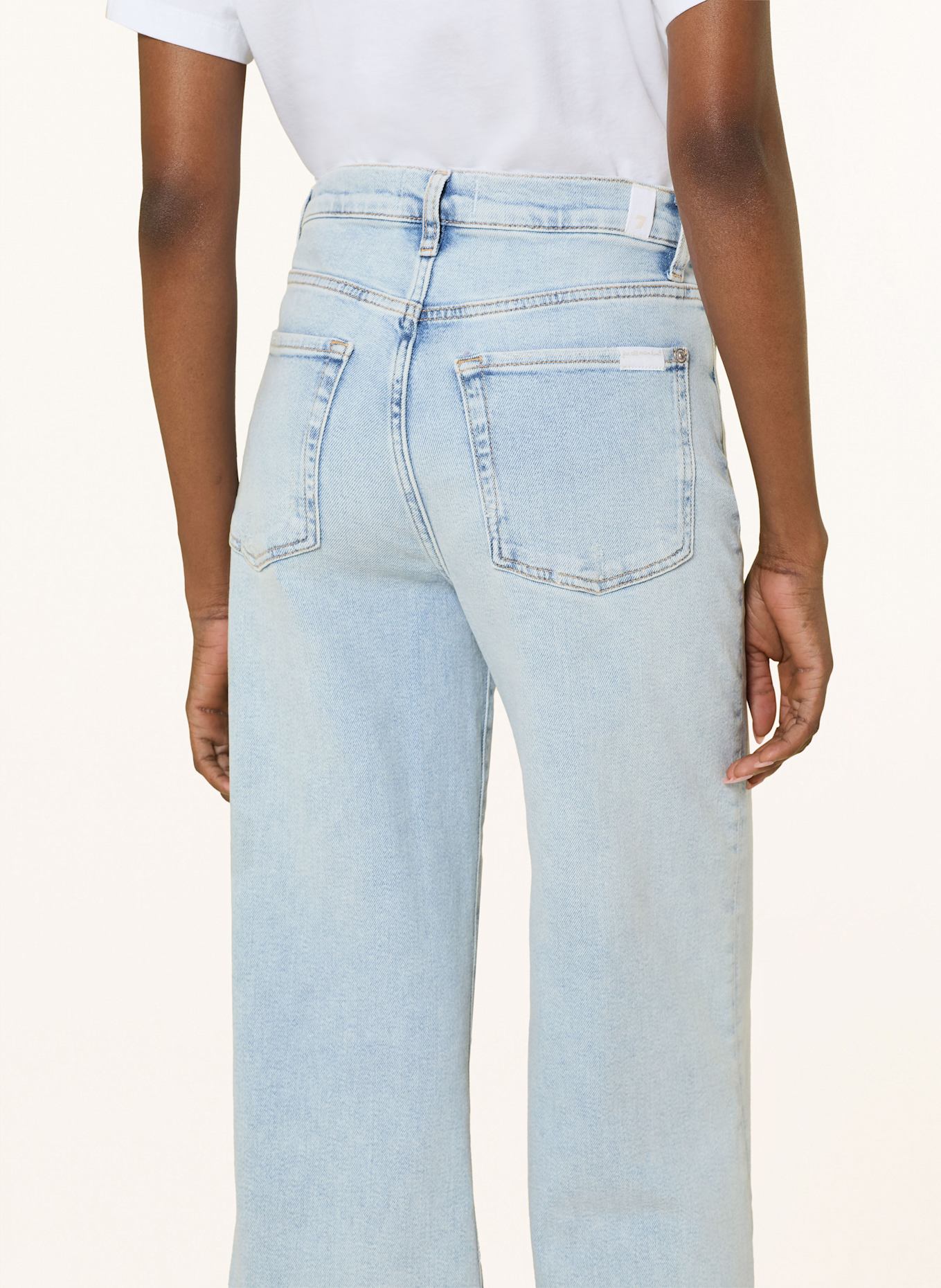 7 for all mankind Flared Jeans: 1A0 Sunset Beach