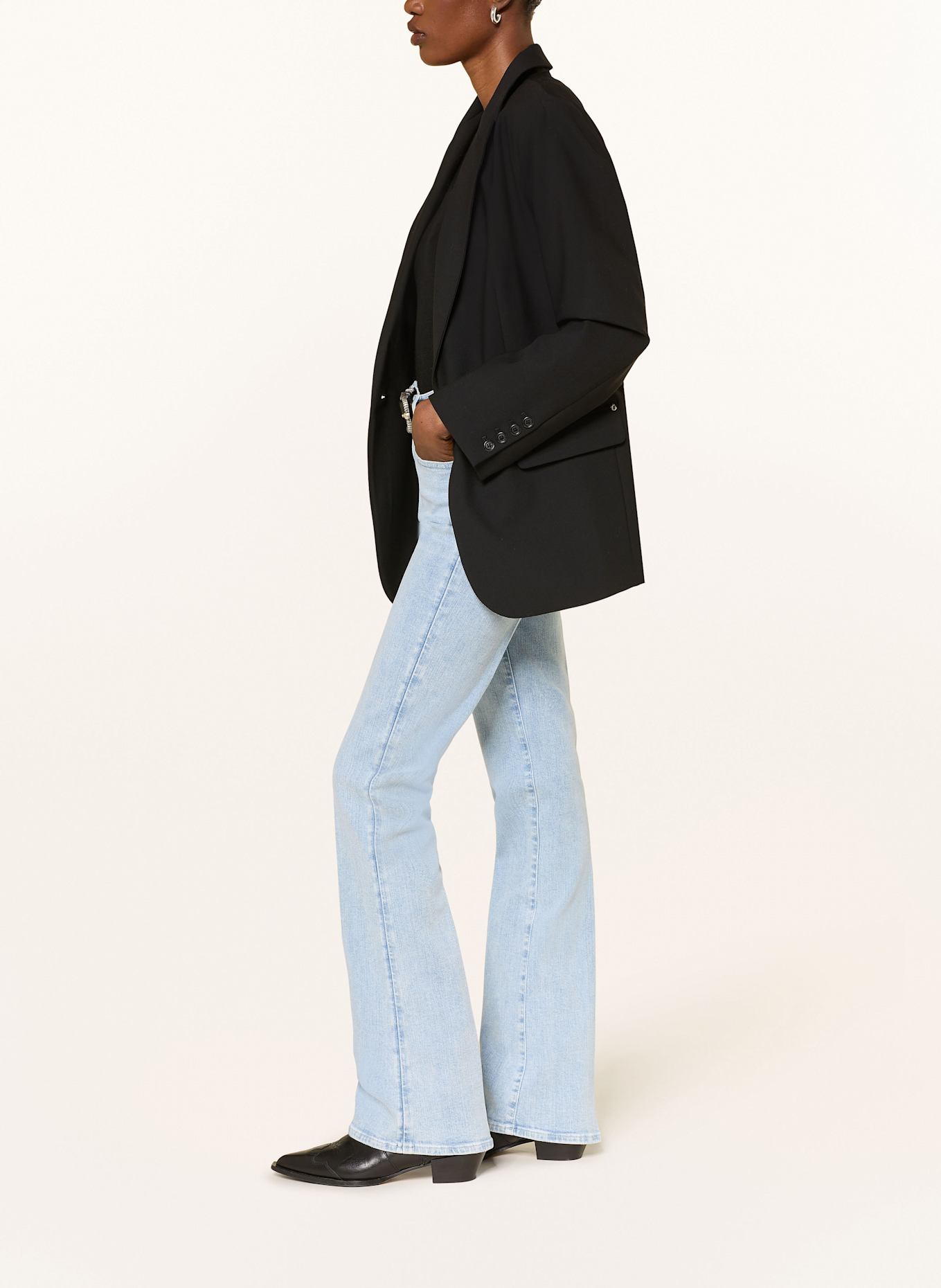 7 for all mankind Bootcut Jeans mit Schmucksteinen: 1BU Olina