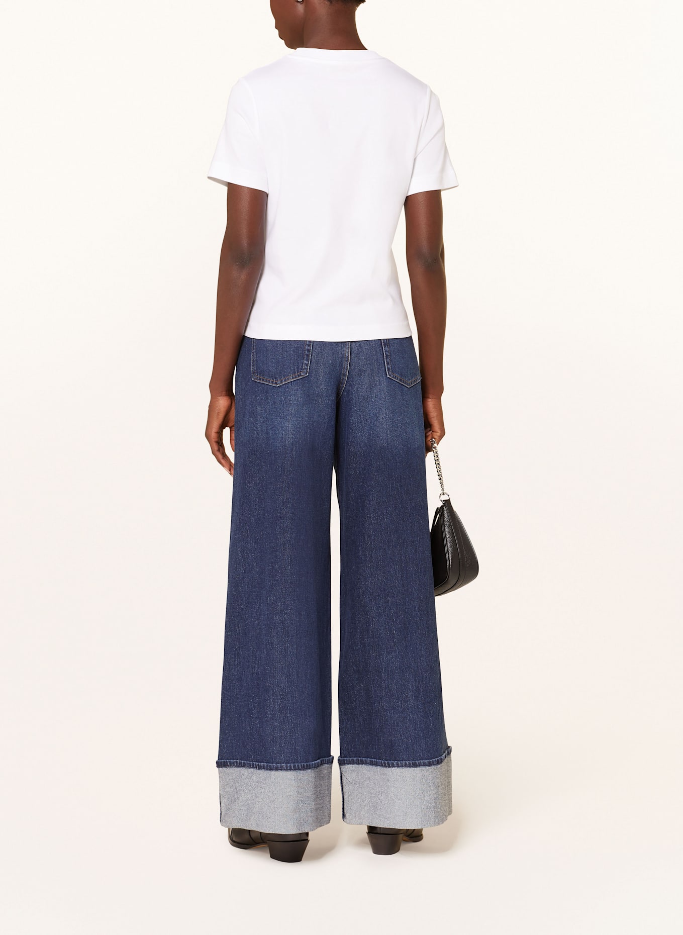 7 Yellow Wide-Leg Lounge Pants Wide leg jeans MARIE: 1BM Dark Blue