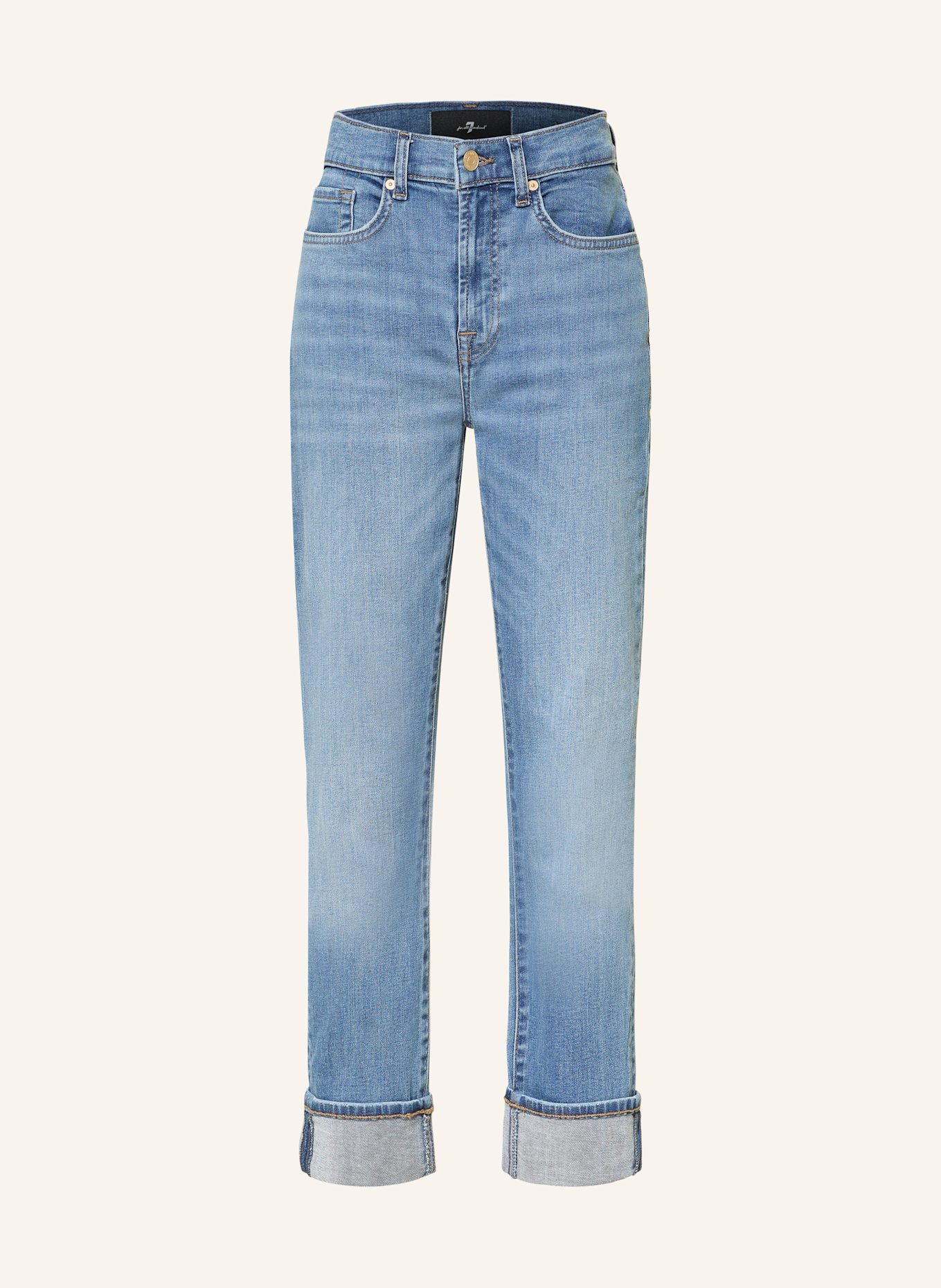 7 for all mankind Boyfriend Jeans RELAXED SKINNY: 1BV Pine