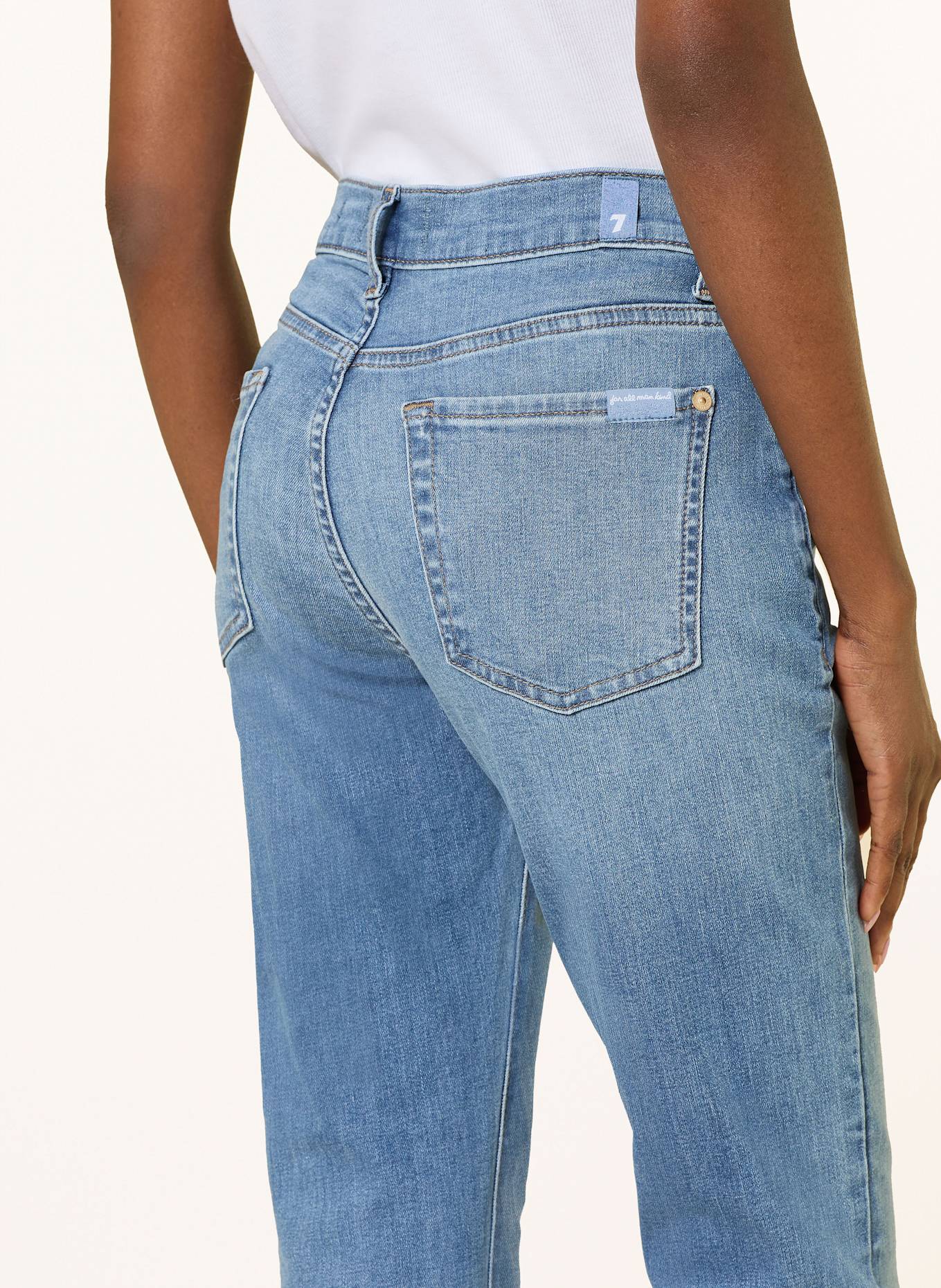 7 for all mankind Boyfriend Jeans RELAXED SKINNY: 1BV Pine