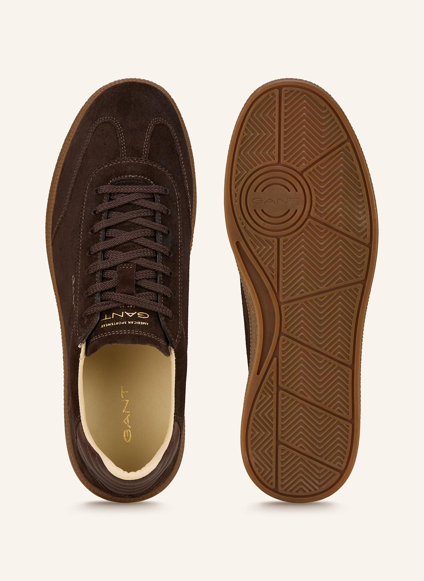 GANT Sneakersy CUZMO: CIEMNOBRĄZOWY