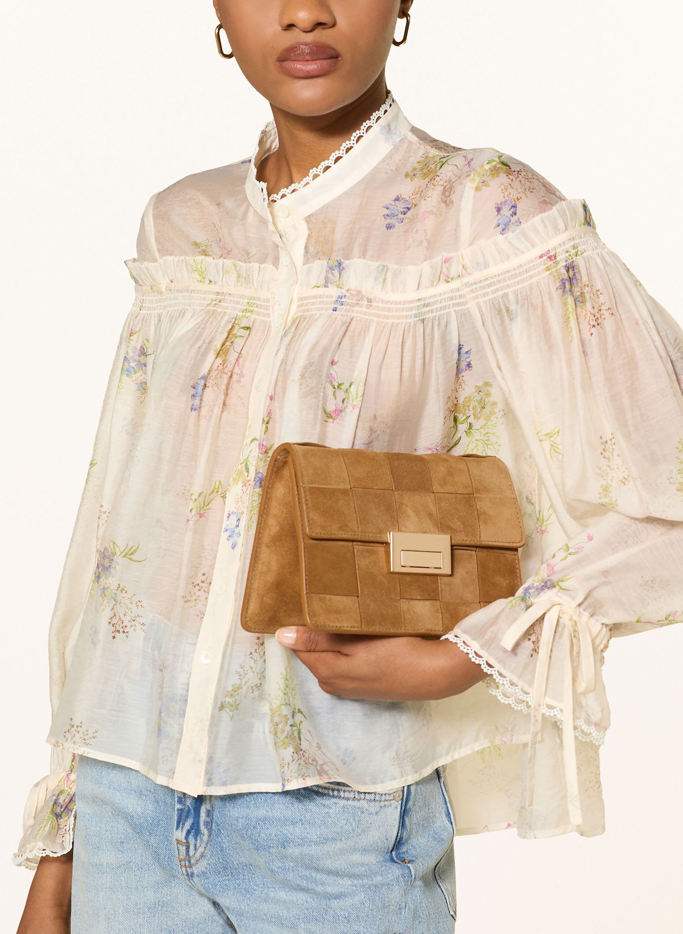 LOEFFLER RANDALL Umhängetasche DELPHINE: COGNAC