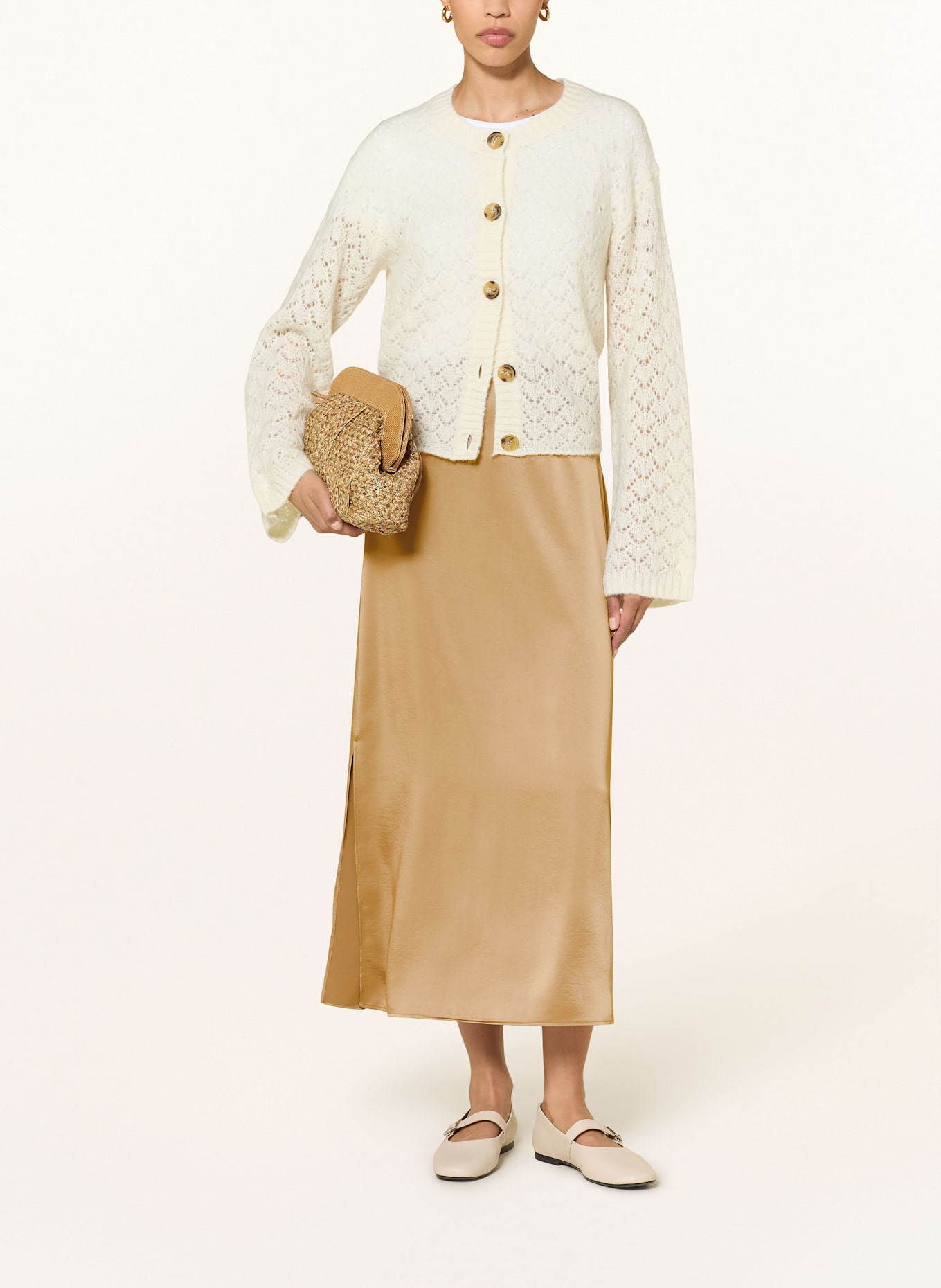 スカート MAX MARA Satin longuette skirt Oro Satin longuette skirt MAX MARA - Nugnes1920