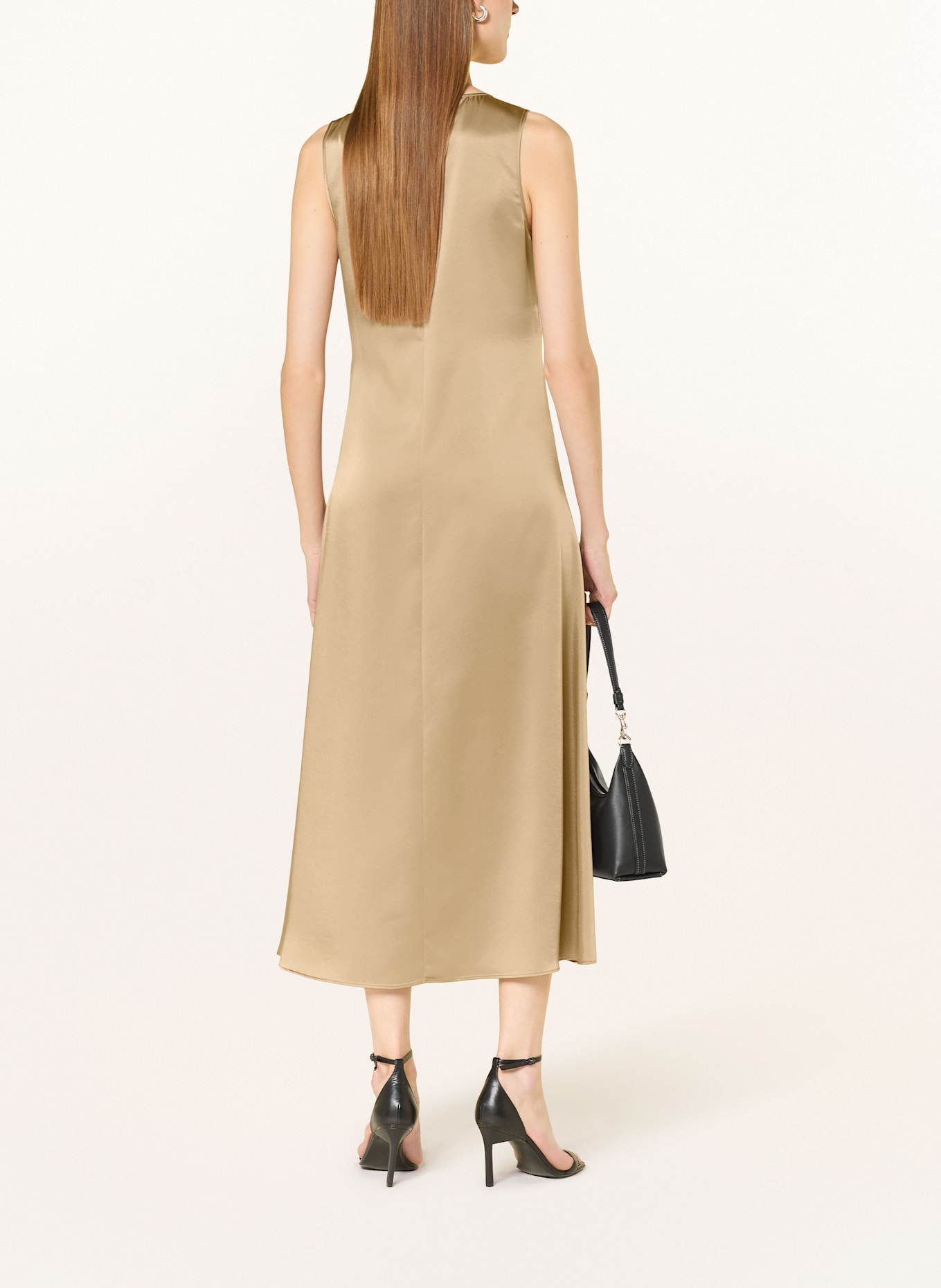 WEEKEND Max Mara Satinkleid OTTELIA: HELLBRAUN