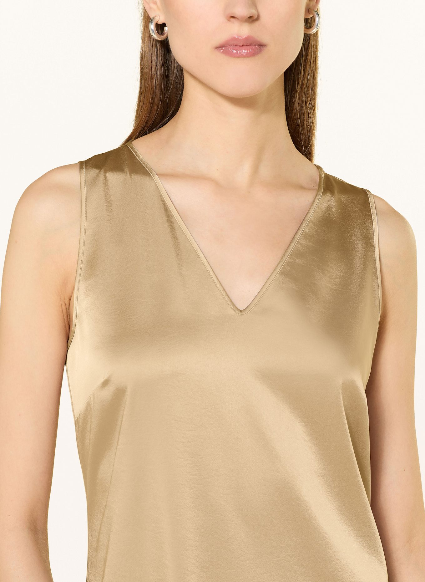WEEKEND Max Mara Satinkleid OTTELIA: HELLBRAUN