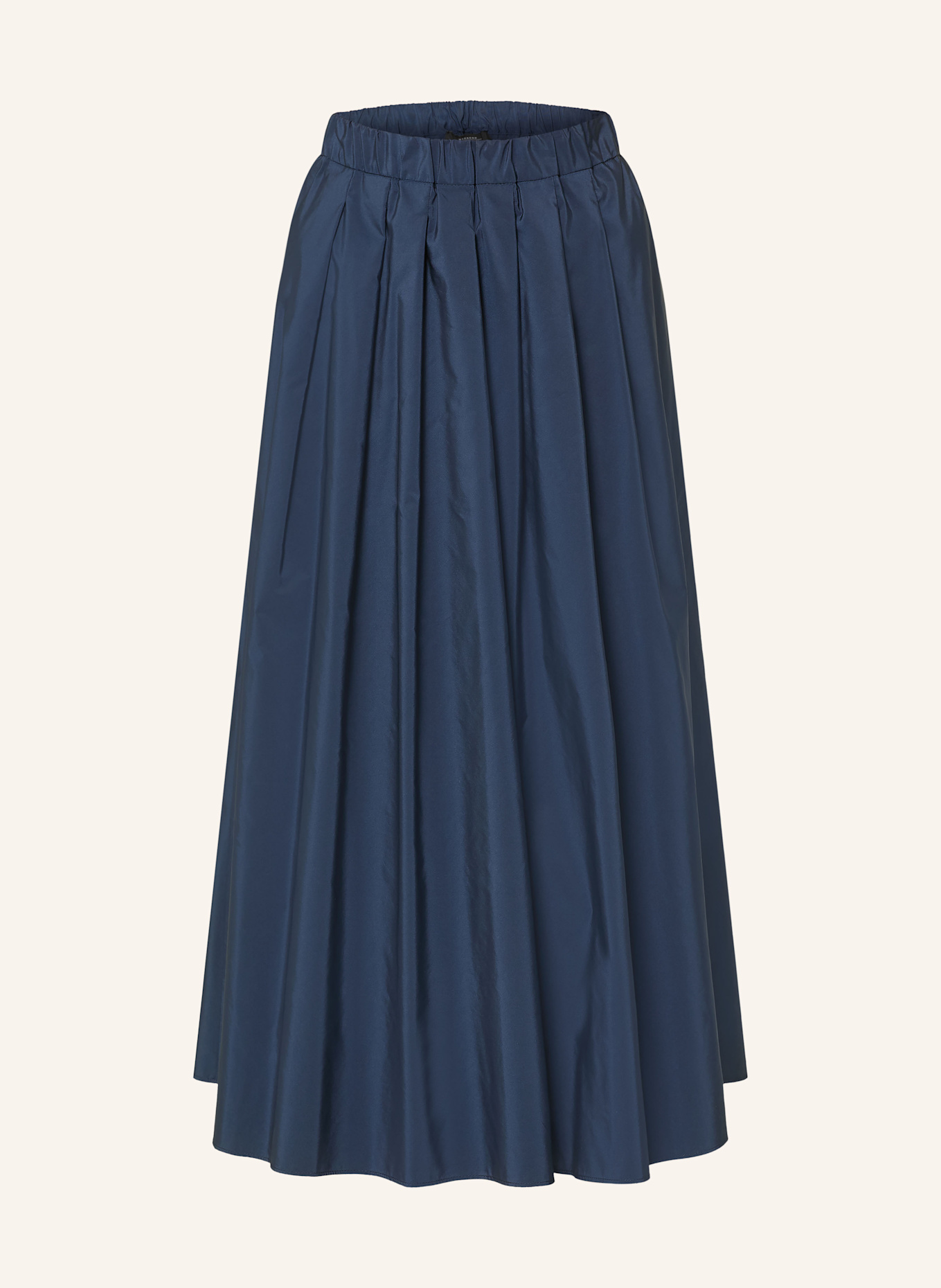 スカート Weekend Max Mara ZARDA - Wide taffeta skirt Midi taffeta skirt, powder | Weekend Max Mara