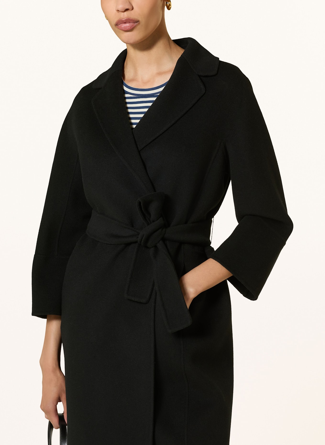 S Max Mara Wool coat ARONA in black
