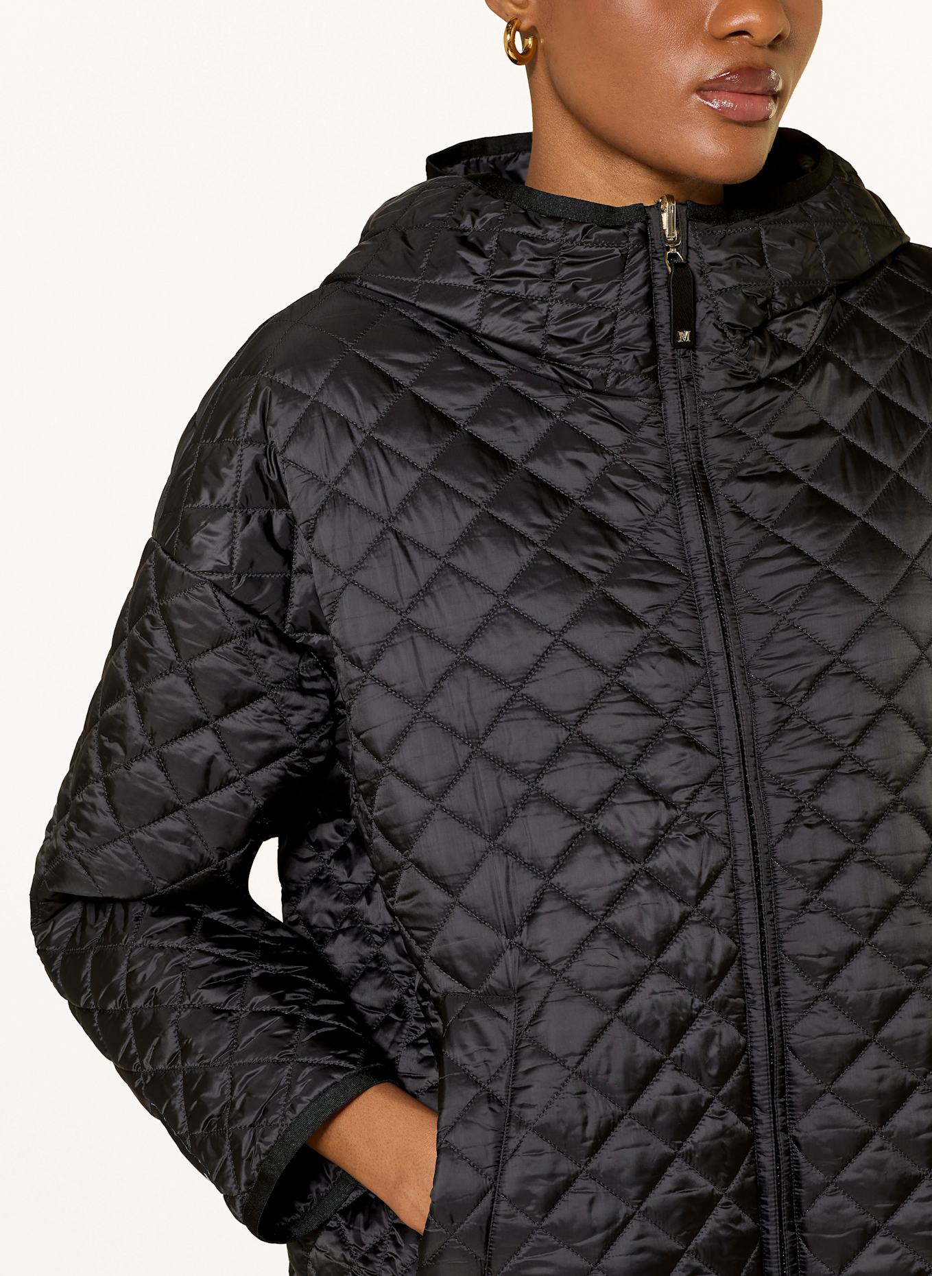 Max Mara The Cube LEO reversible quilted jacket in black