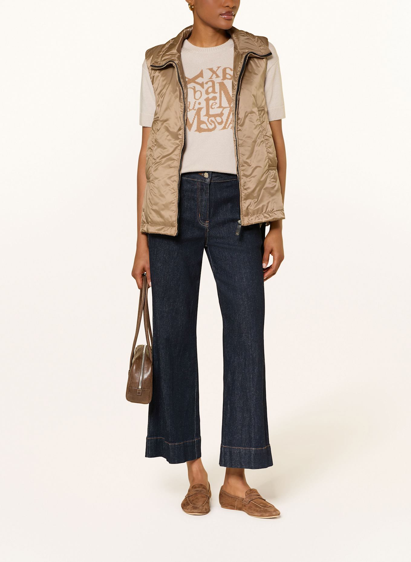 Max Mara The Cube Weste GREENVE: BRAUN