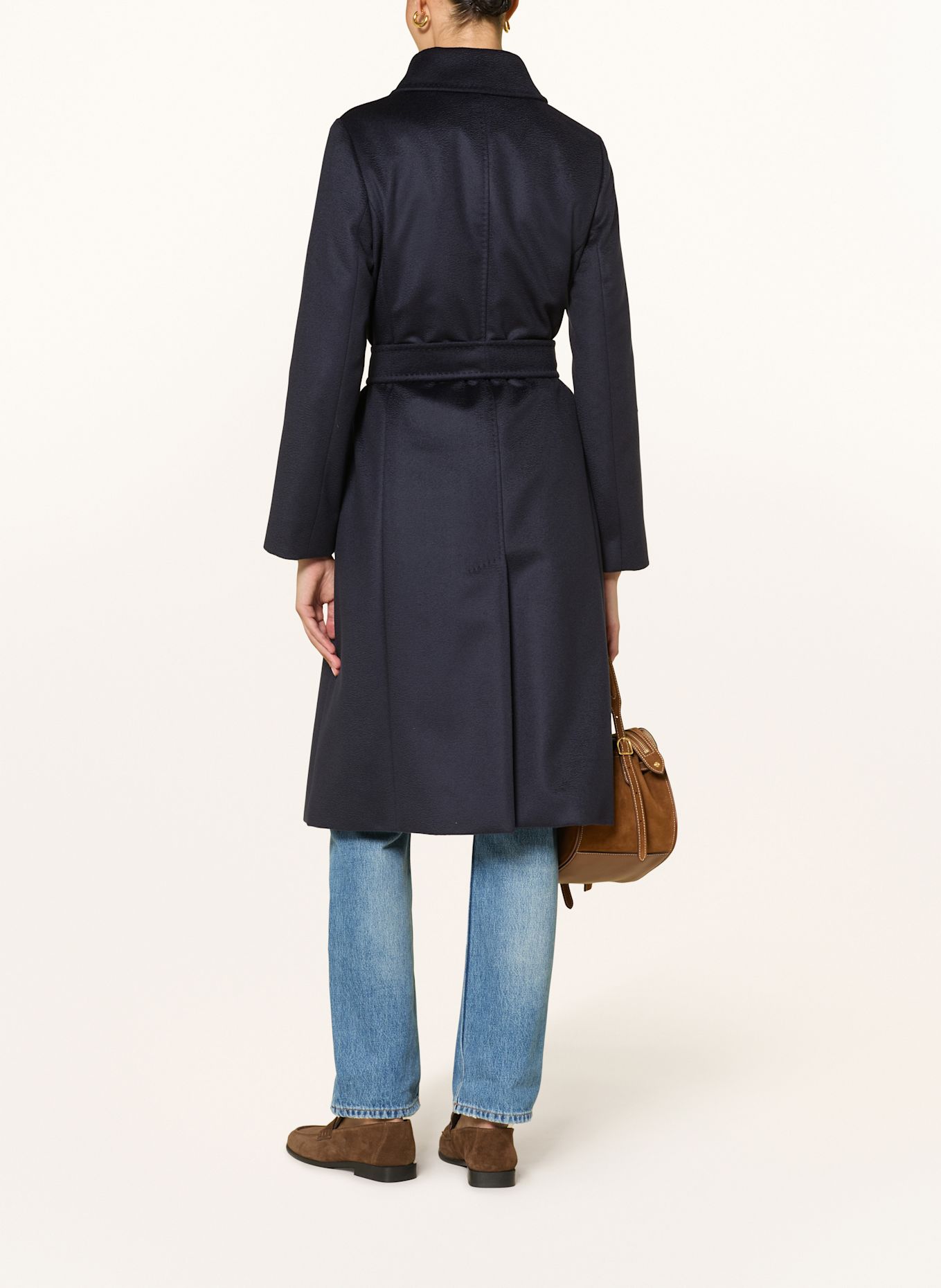 Chinos for men Wool coat BCOLLAG: DARK BLUE