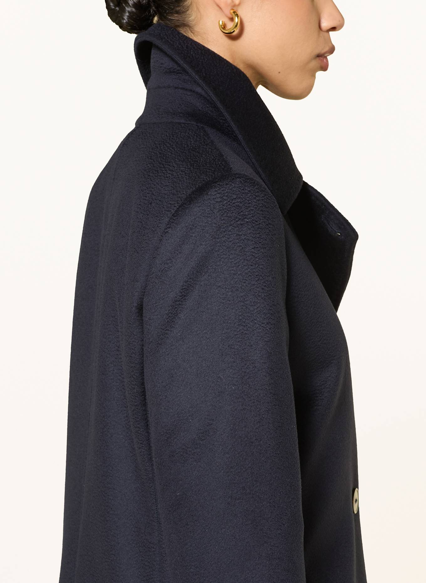 Chinos for men Wool coat BCOLLAG: DARK BLUE