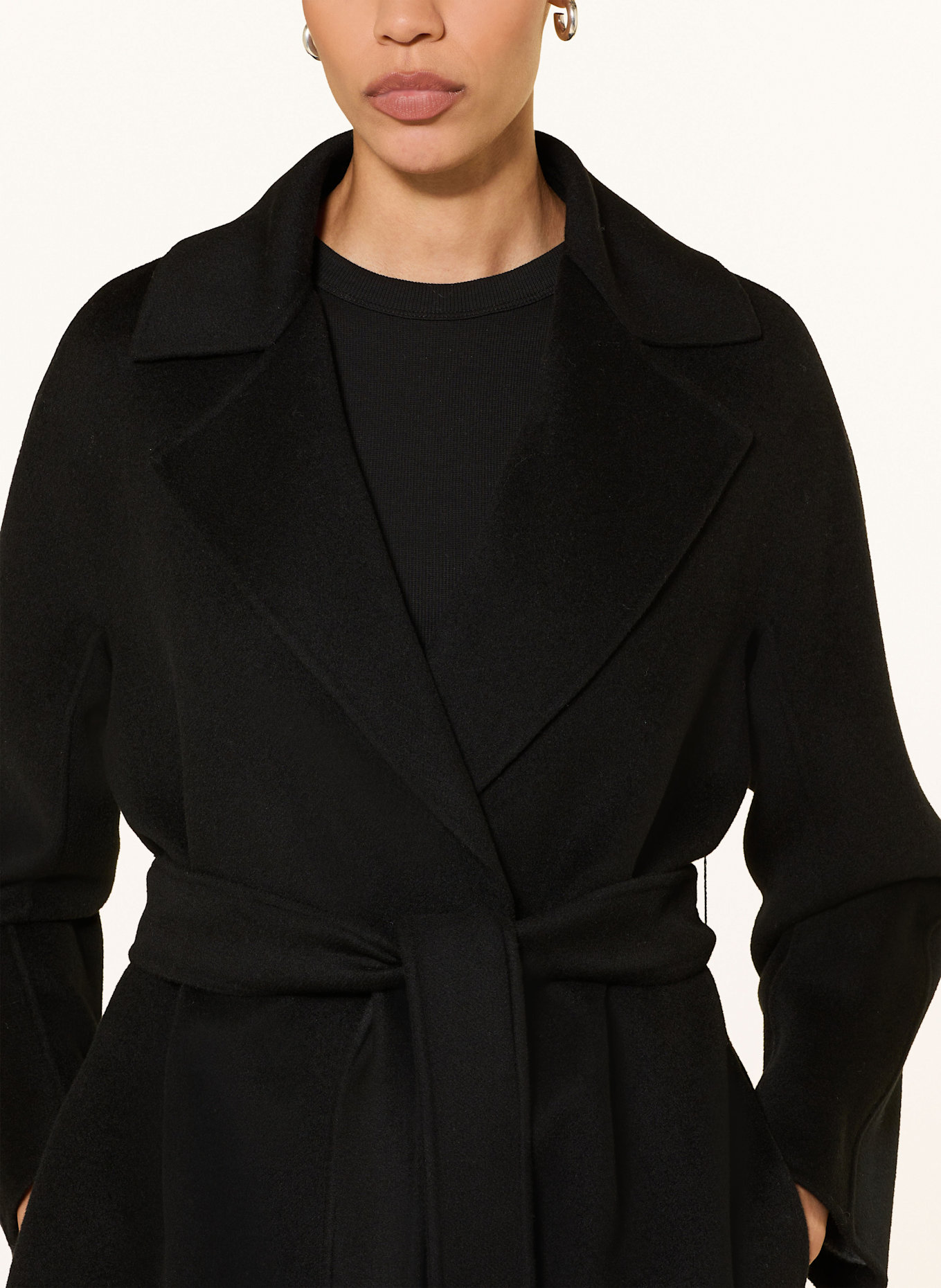 Max Mara STUDIO Wollmantel CLES: SCHWARZ