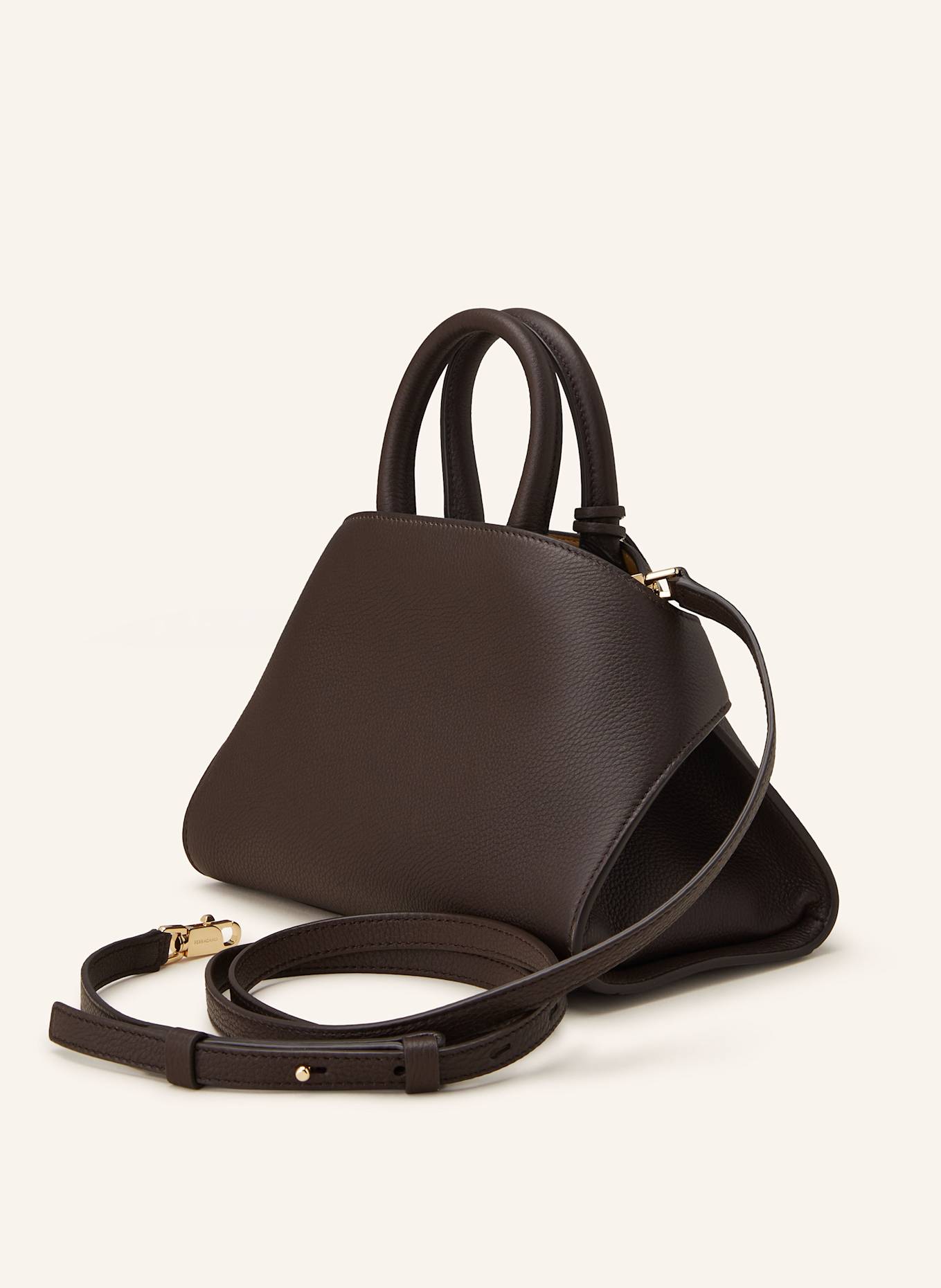 FERRAGAMO Handbag HUG MINI: DARK BROWN