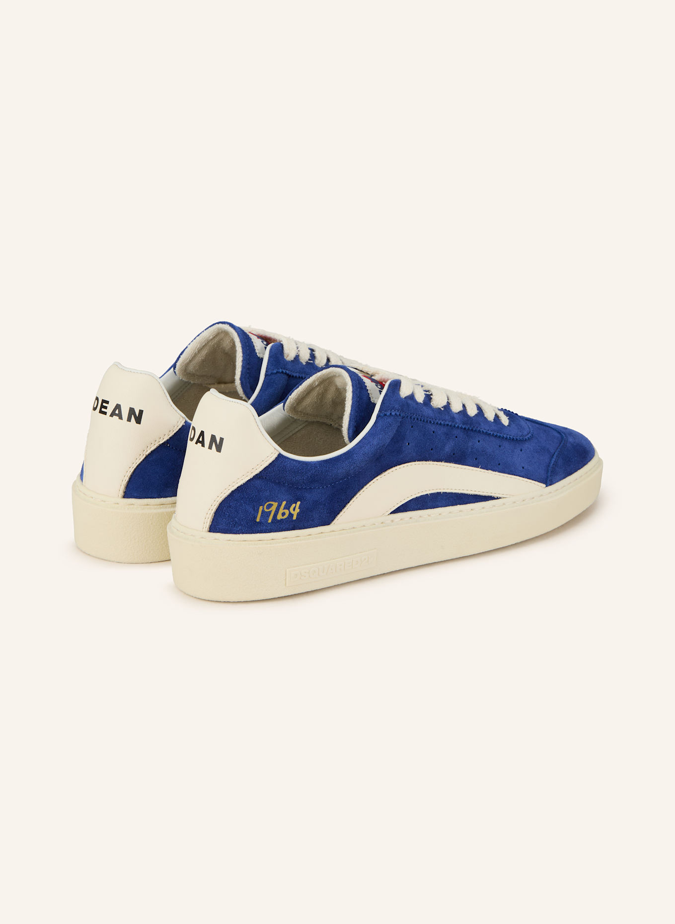 DSQUARED2 Sneaker: BLAU/ ECRU